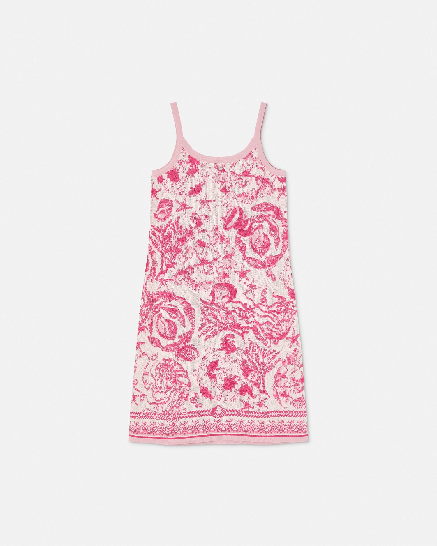 Underwater Barocco A-Line Knit Mini Dress