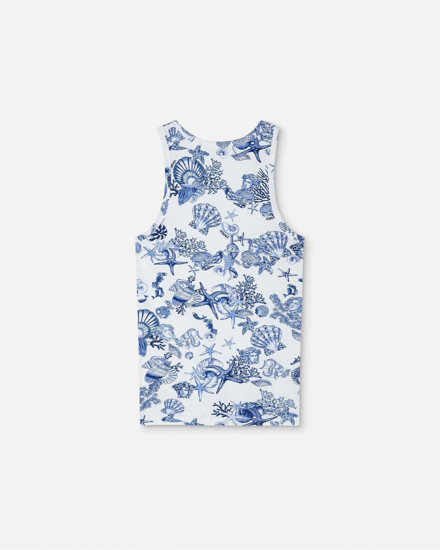Coral Theatre Logo Ribbed Tank Top