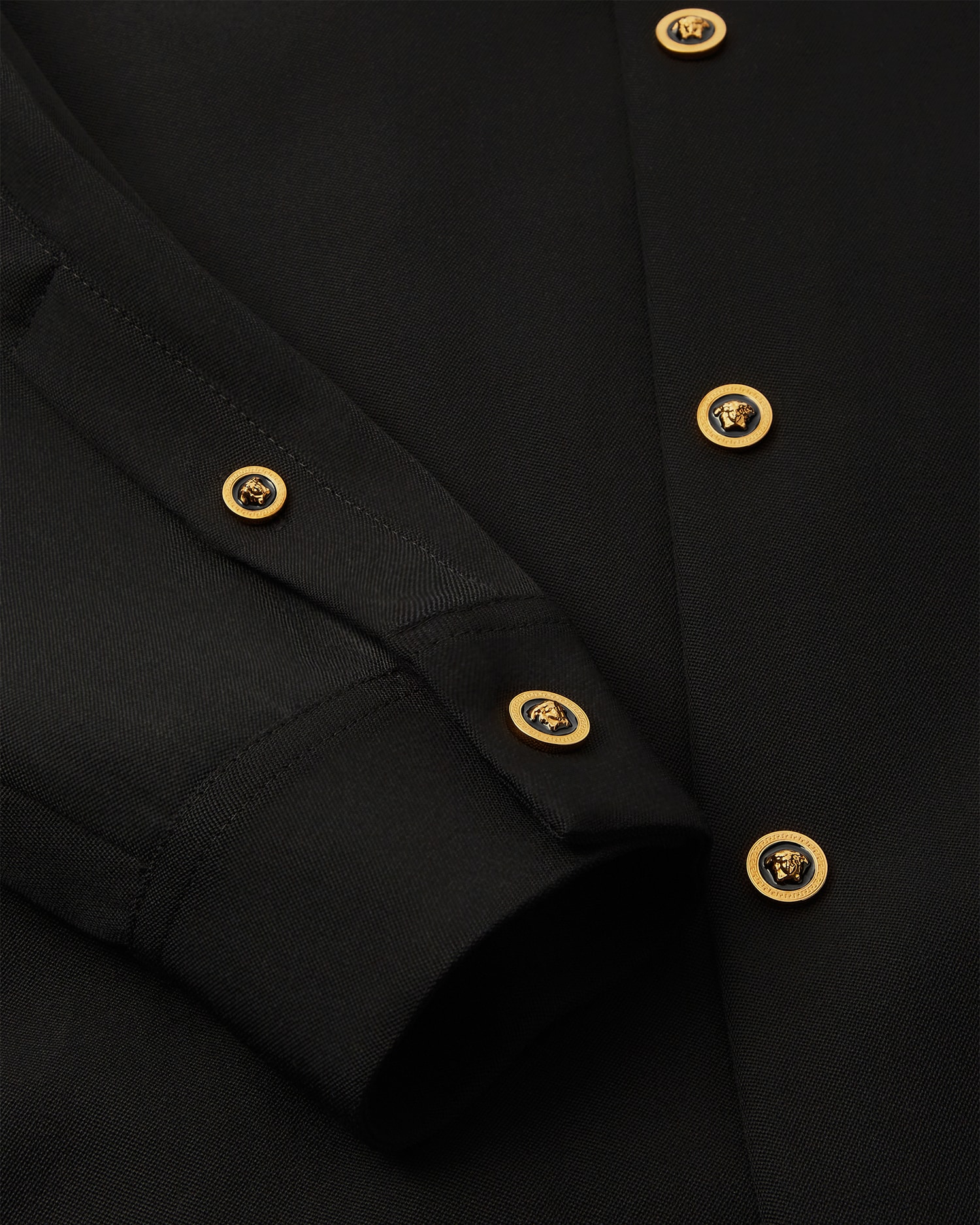 Studded Wool Overshirt
