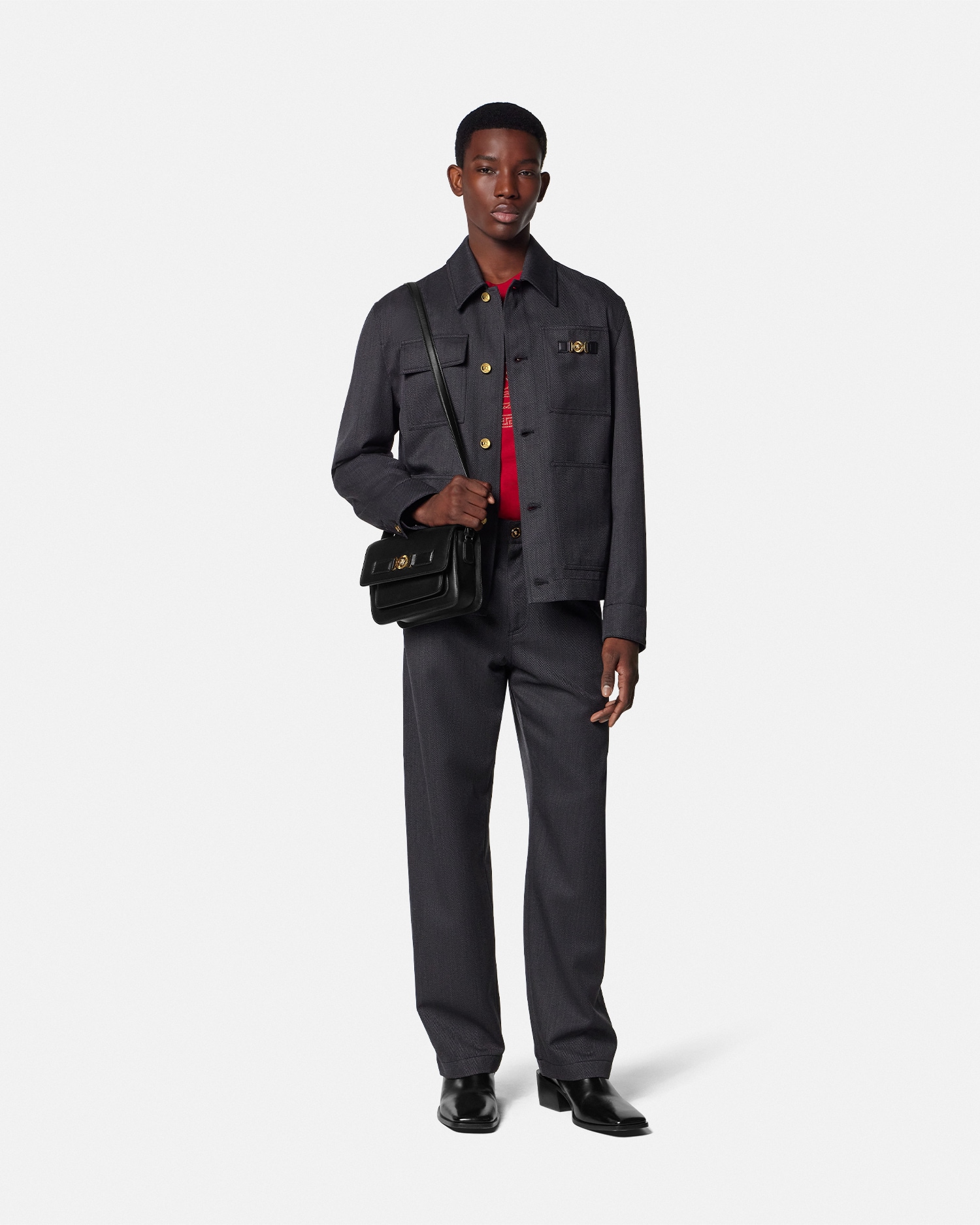 Mouliné Wool Carpenter Jacket