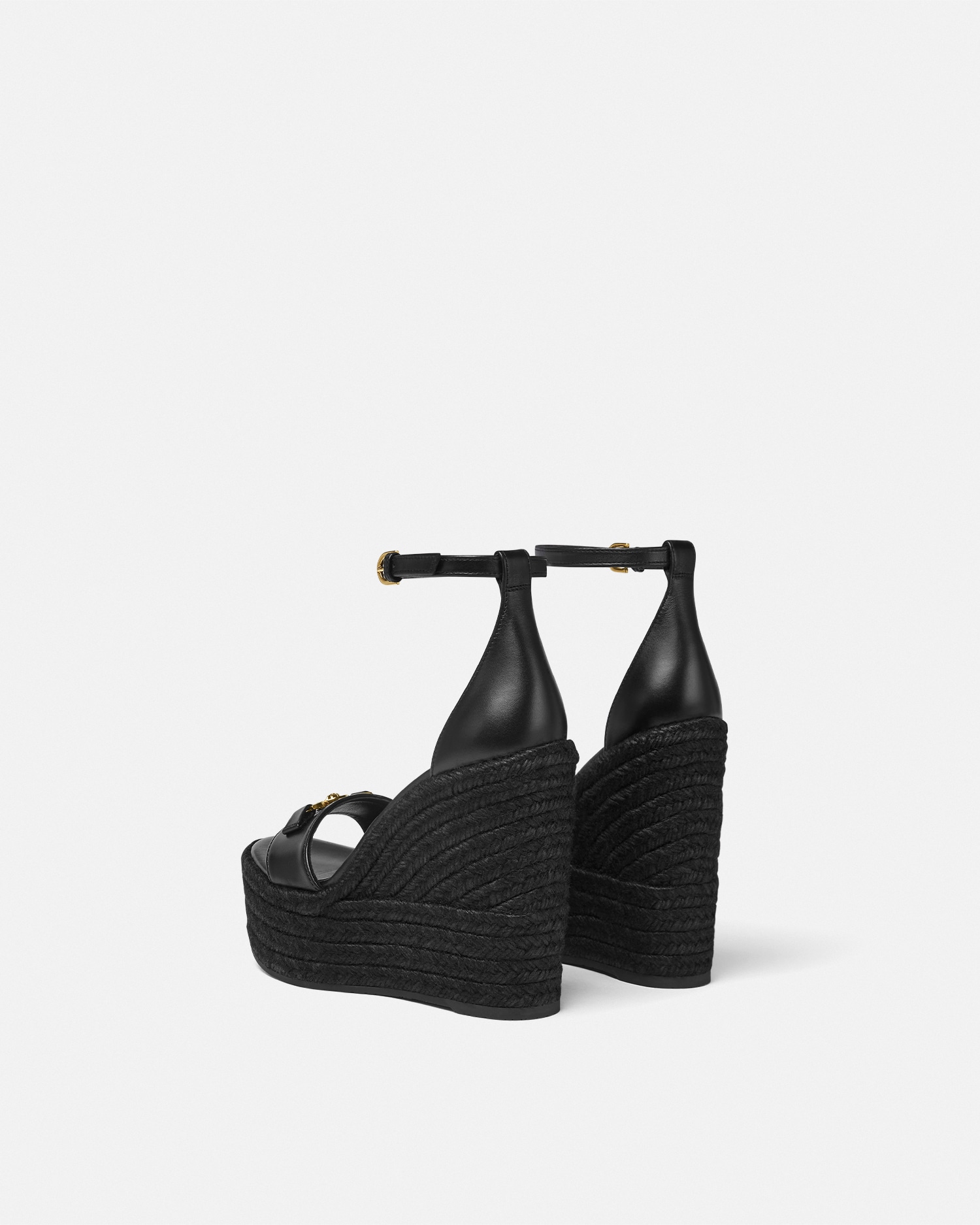 Medusa '95 Leather Wedge Sandals 120 mm