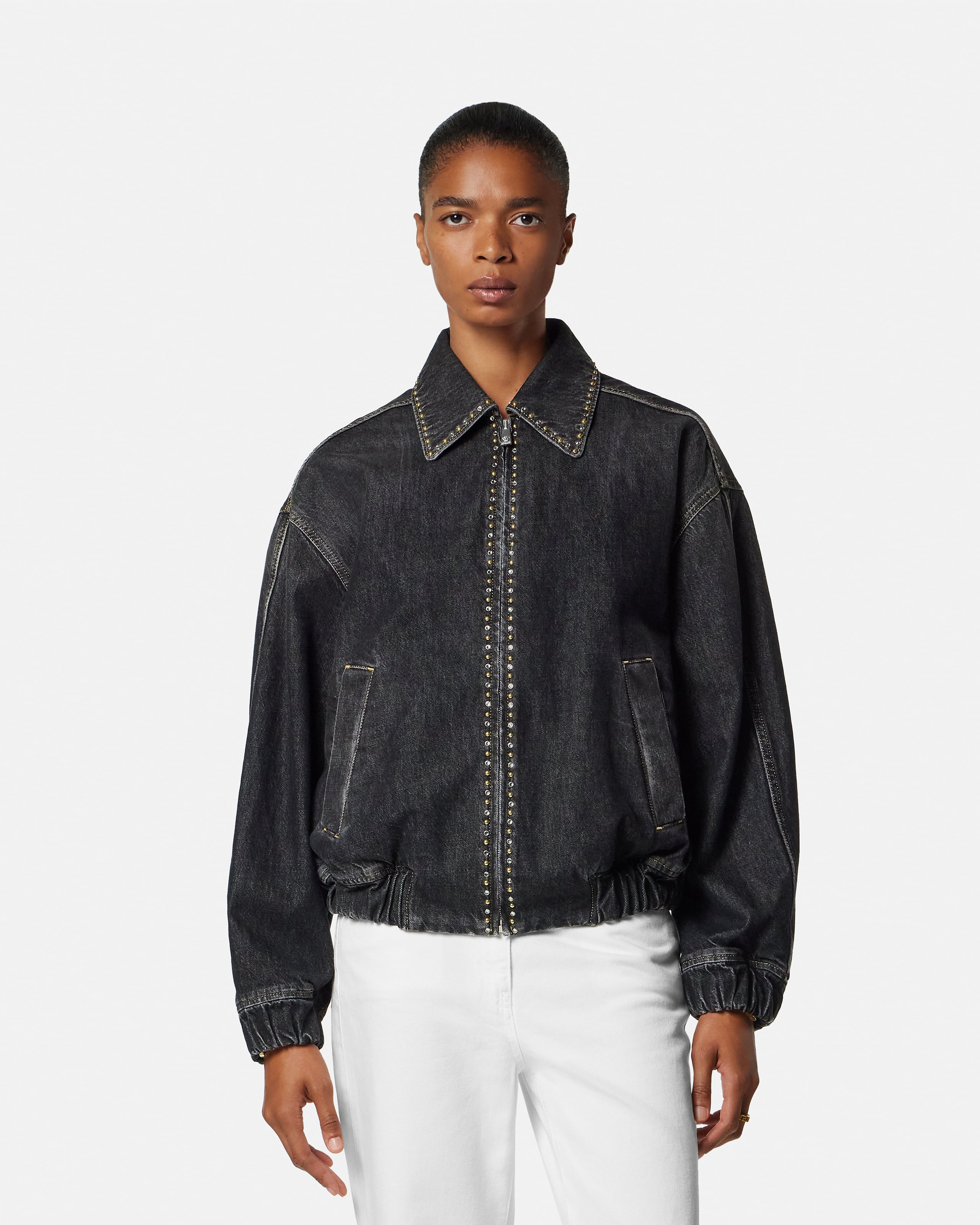 Versace Denim Jackets for Women | US Online Store
