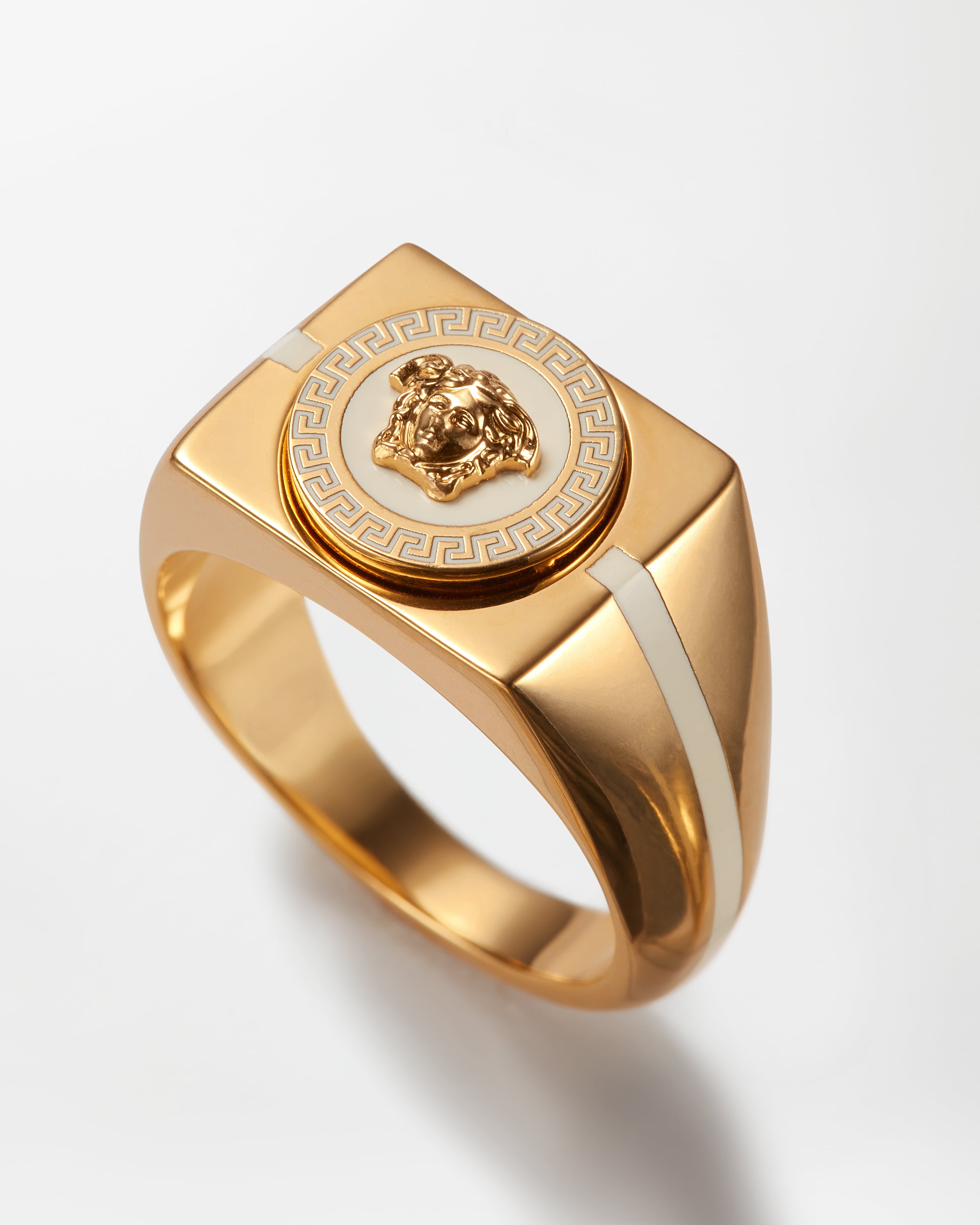 Icon Ring Silver | VERSACE US