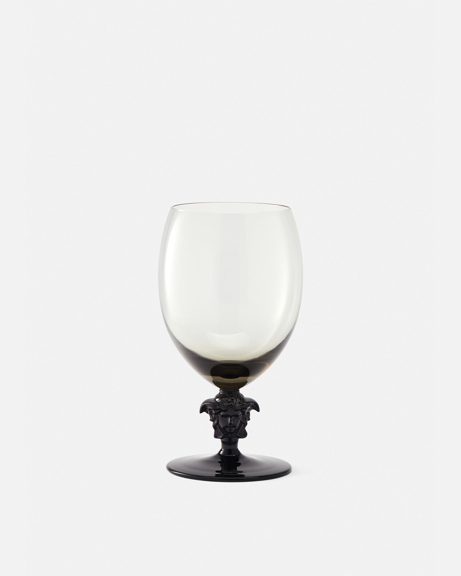 Versace Porcellane E Cristalli Verre À Vin Rouge Medusa Lumière Haze In Black