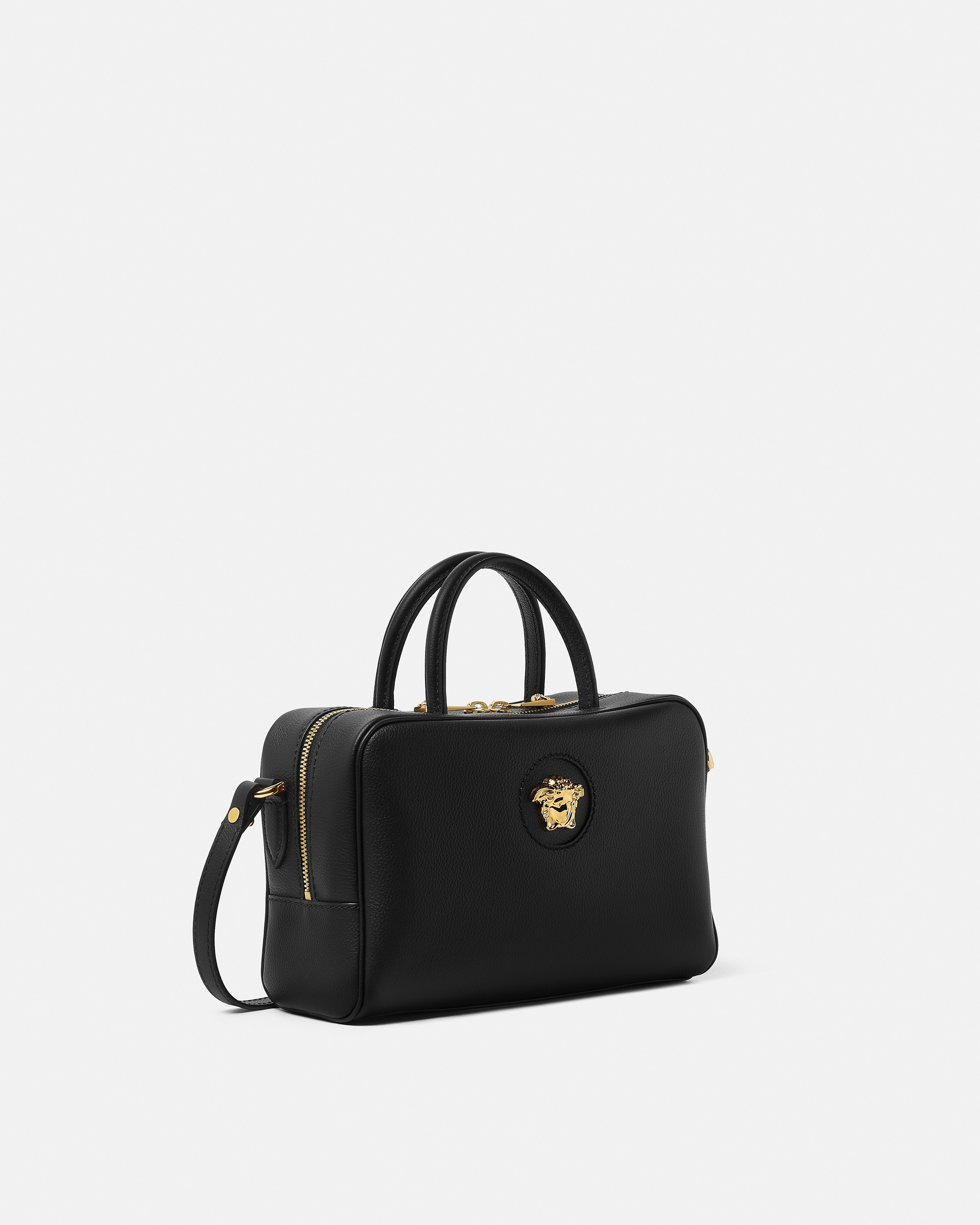 La Medusa Leather Boston Bag