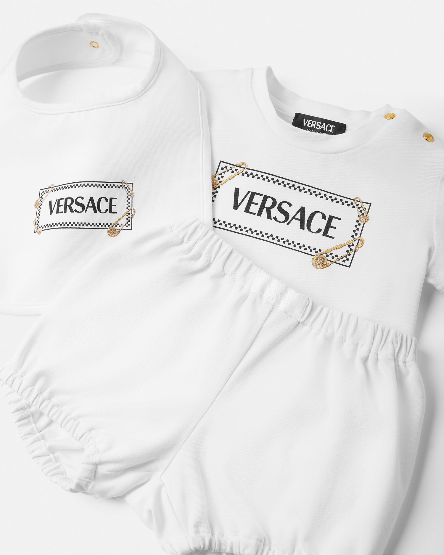 Safety Pin Logo Baby T-Shirt Set