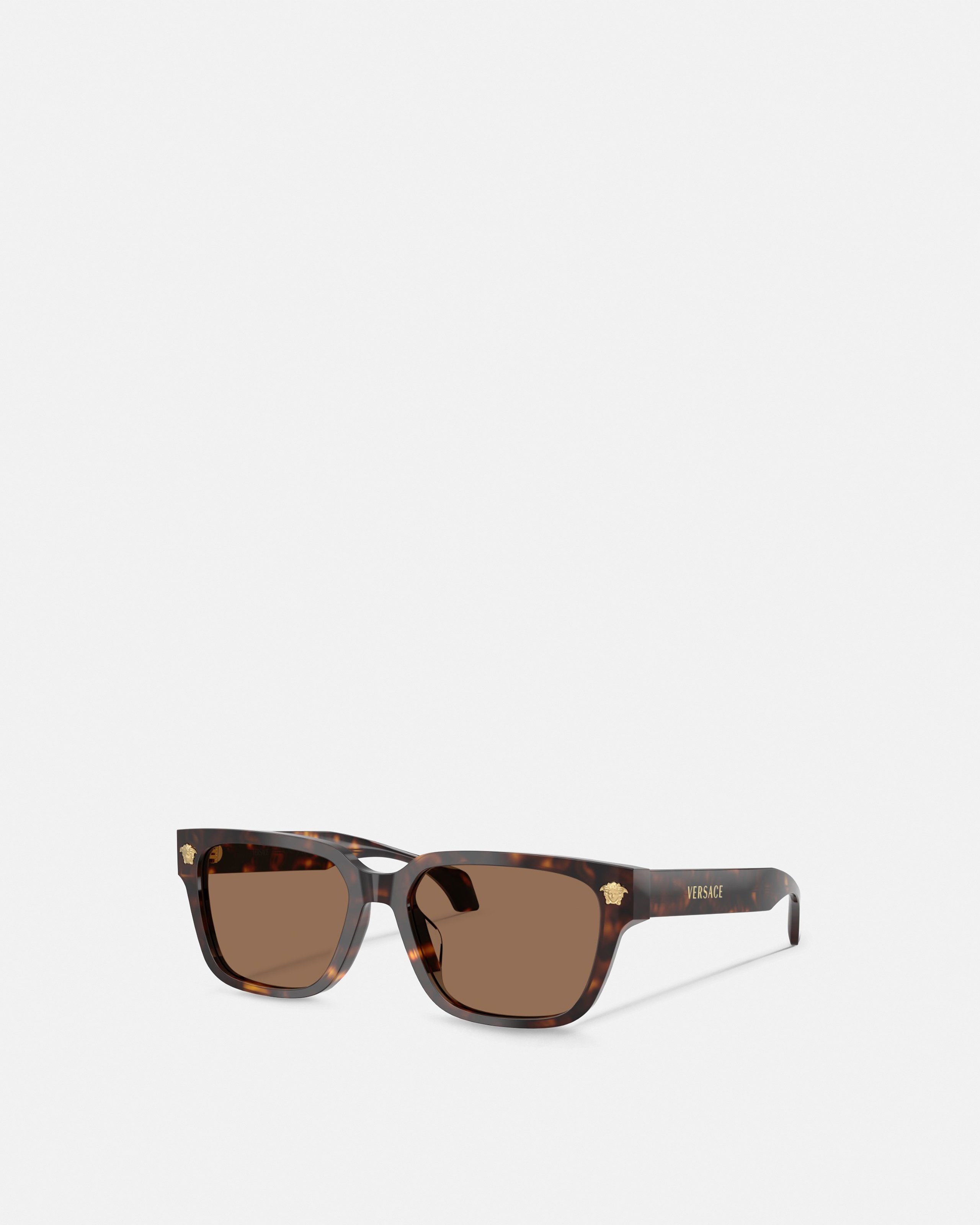 Versace Medusa Lunettes De Soleil In Brown
