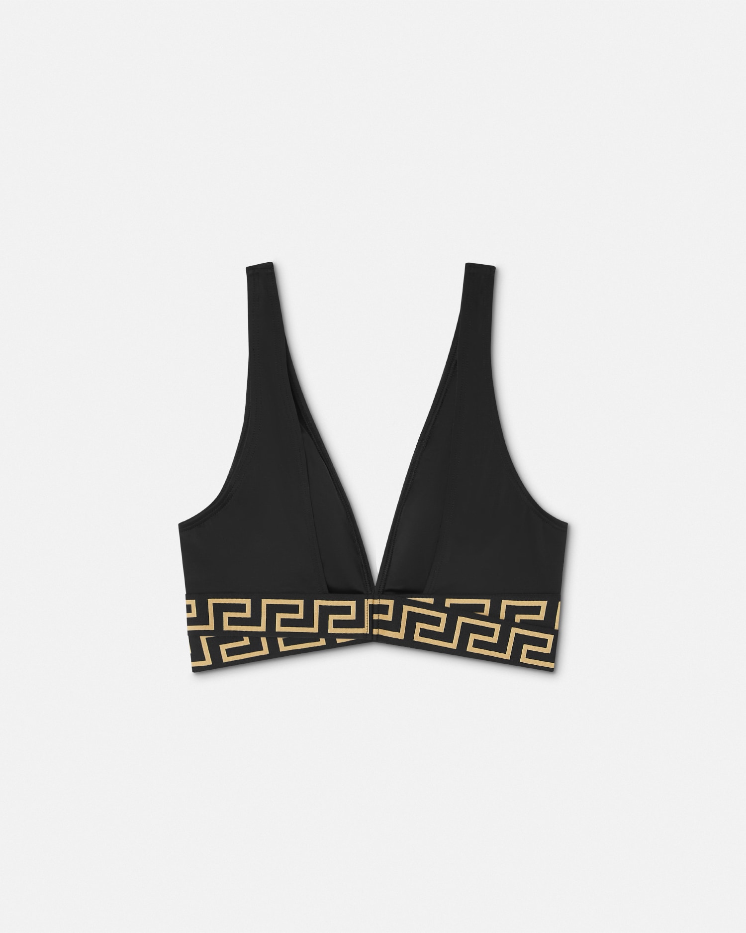 Jacquard Triangle Bikini Top