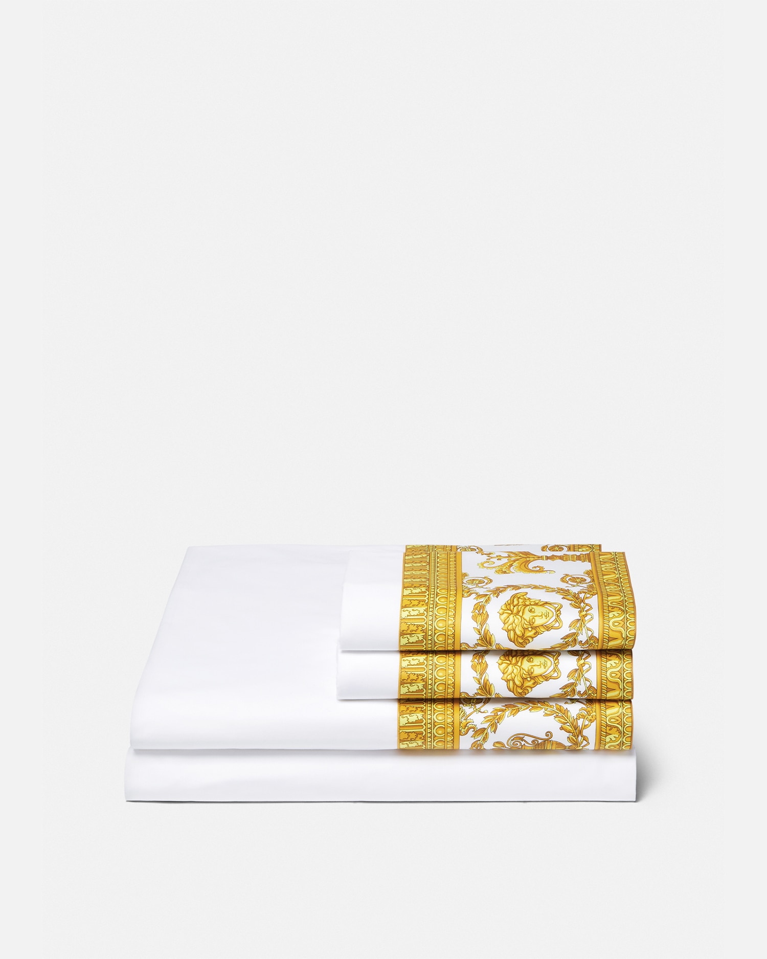 Versace I ♡ Baroque Full/queen Bed Set In White