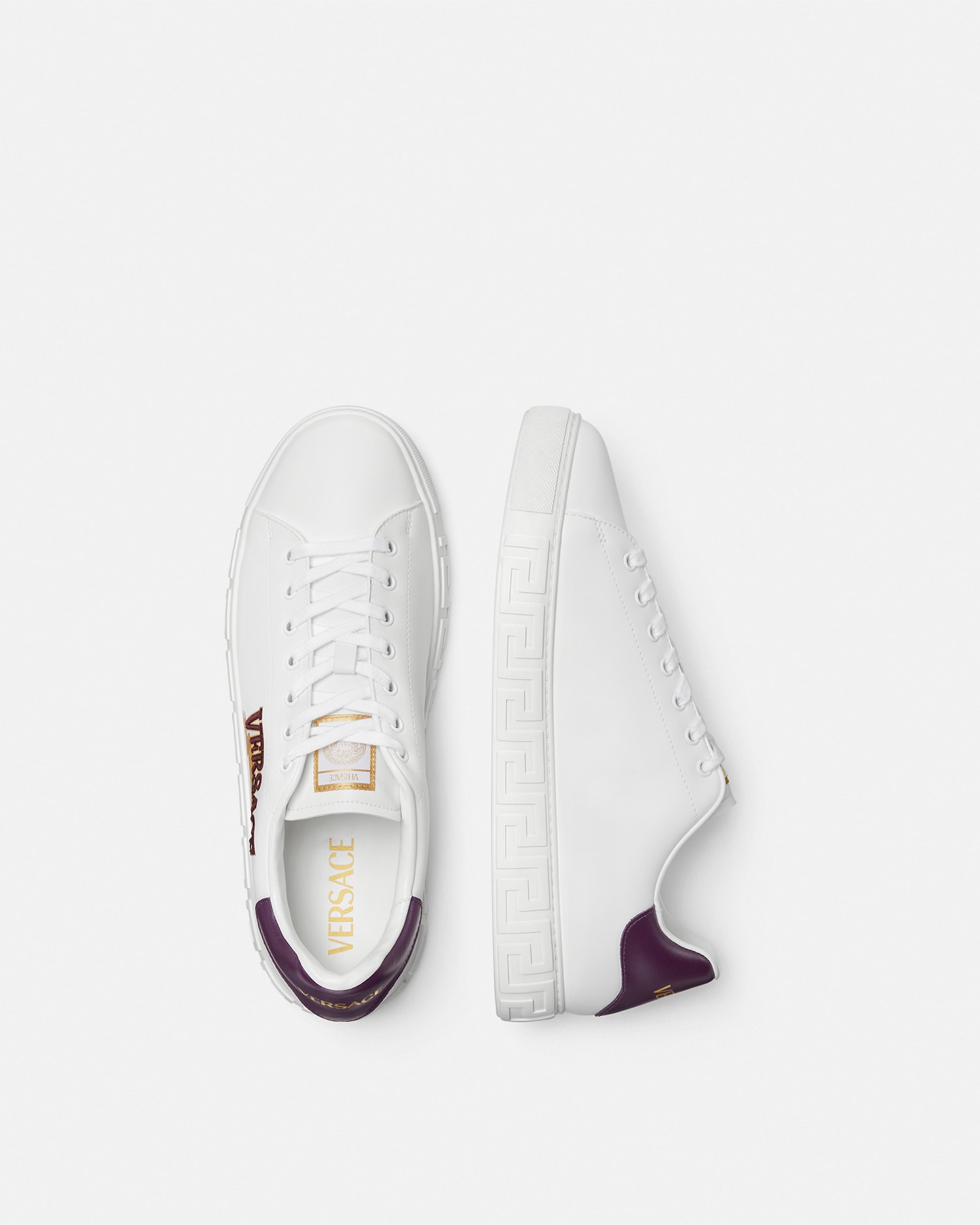 Acanthus Varsity Greca Sneakers