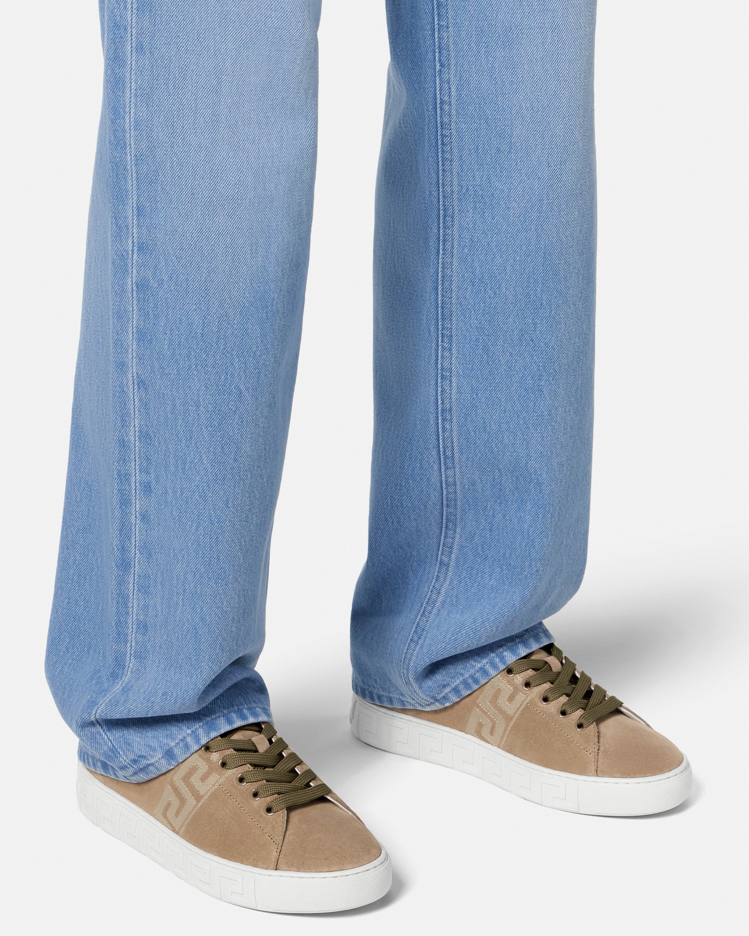 Suede Greca Sneakers