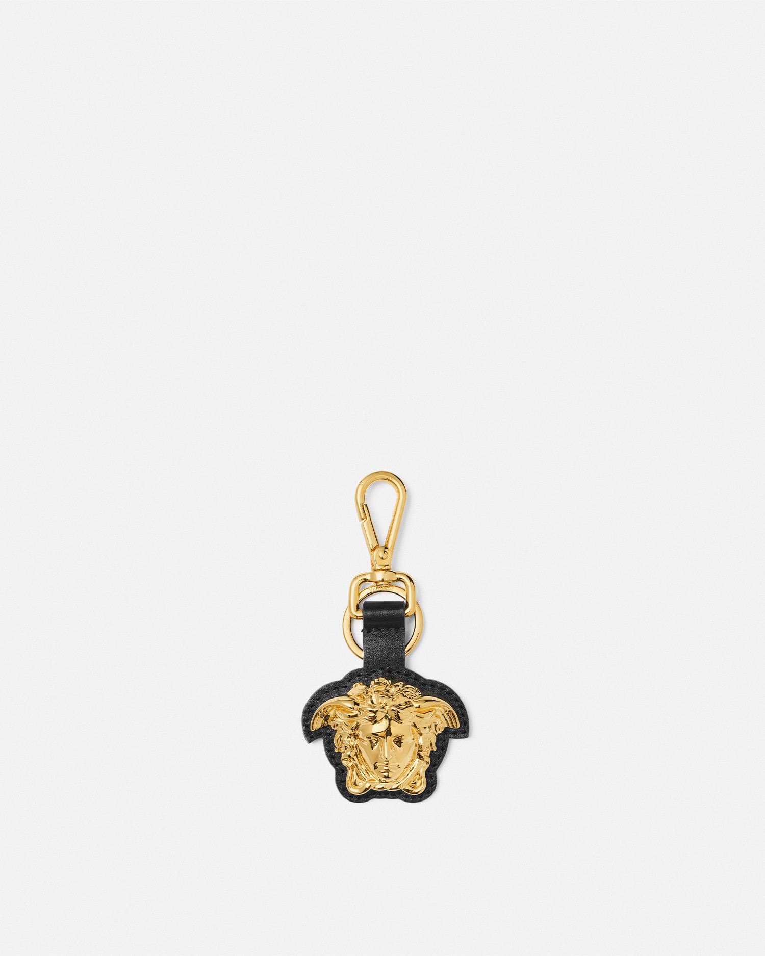 Versace La Medusa Leather Keychain