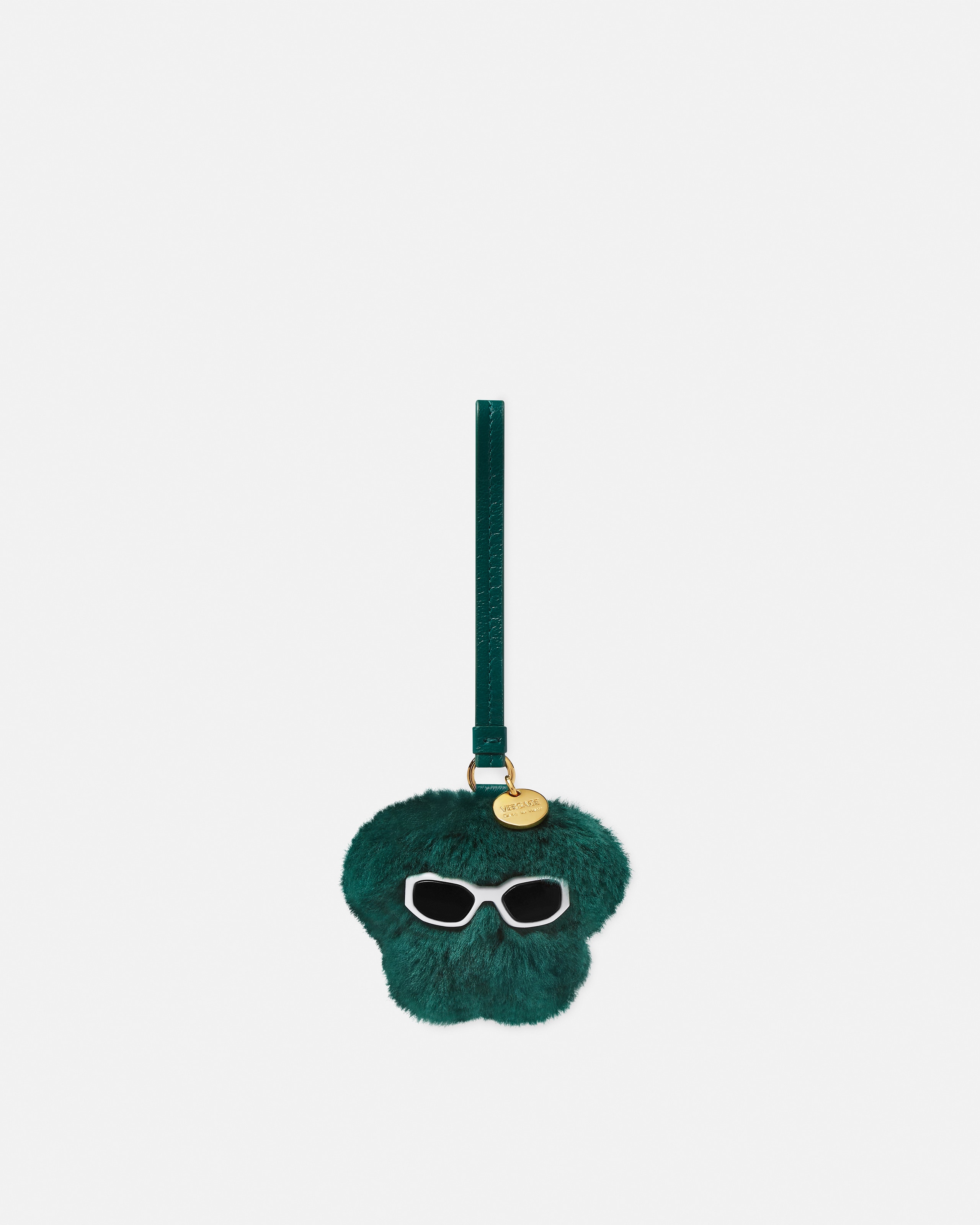 Versace Medusa Fluffy Charm In Green