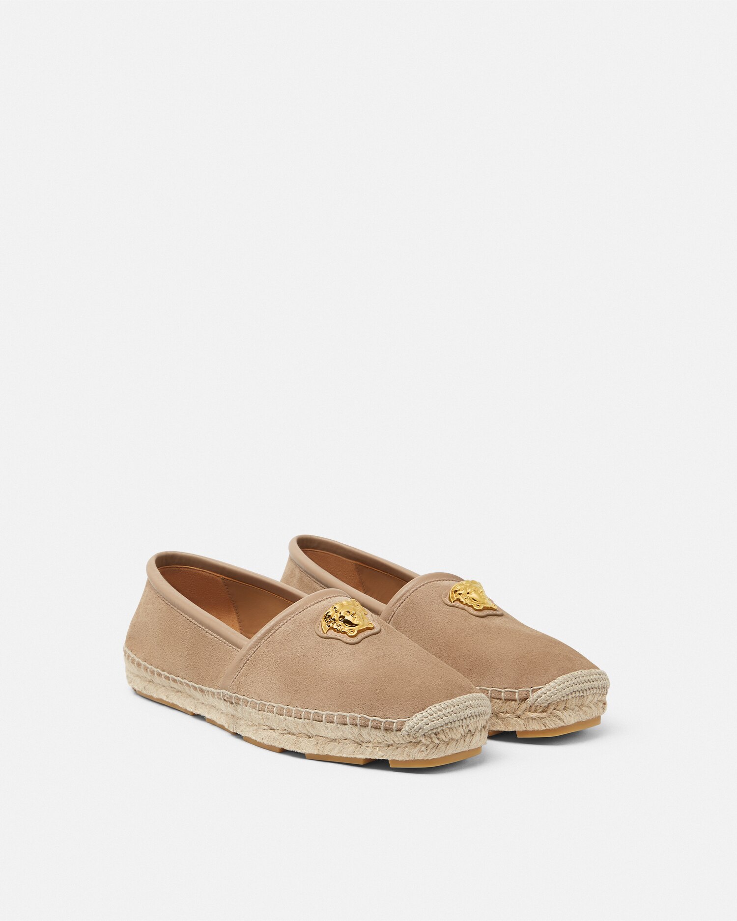 Versace La Medusa Pantoufles En Daim