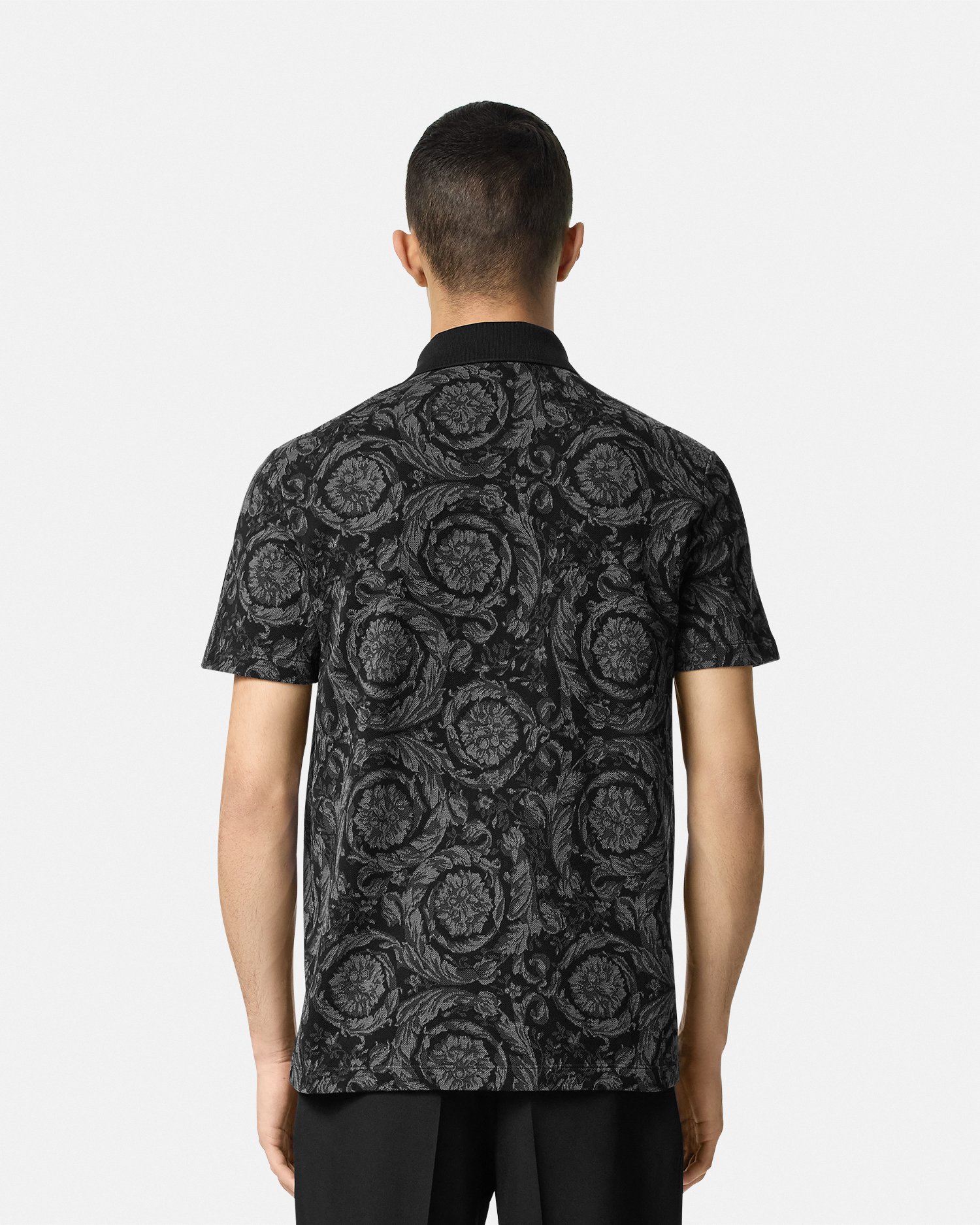 関税込み】versace 'Barocco Sea' polo shirt