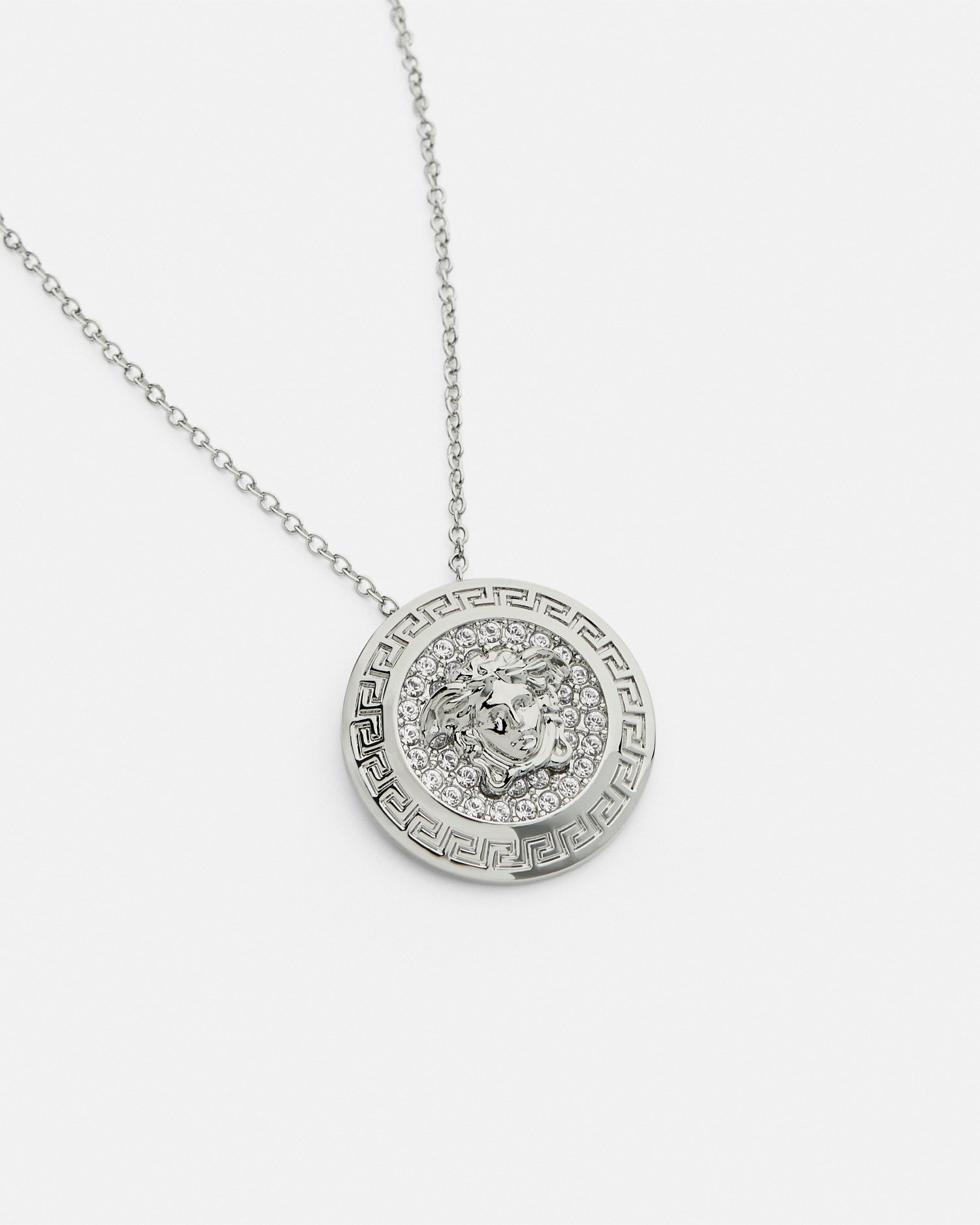 La Medusa Crystal Necklace | VERSACE US