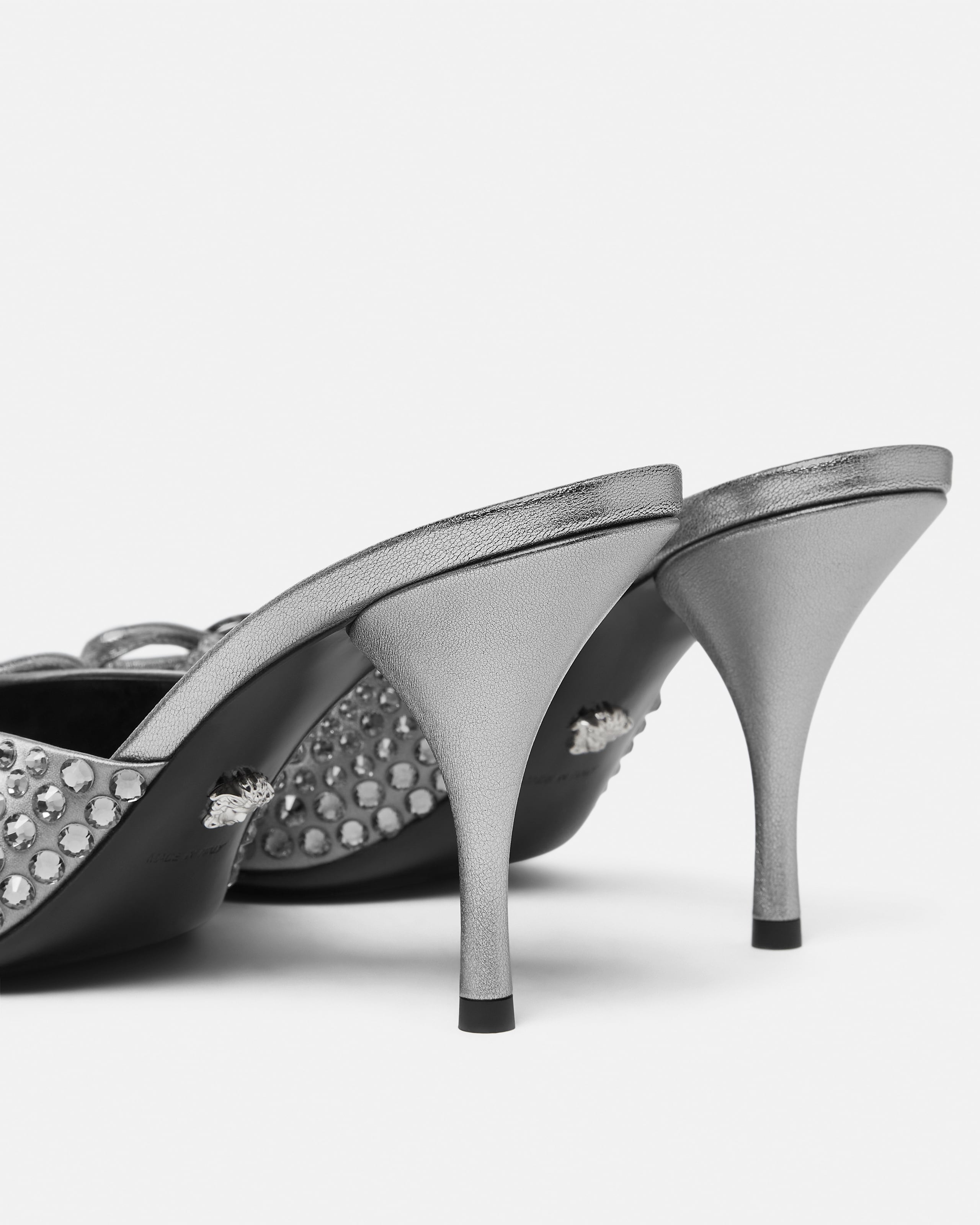 Opera Bow Embellished Mules 85 mm