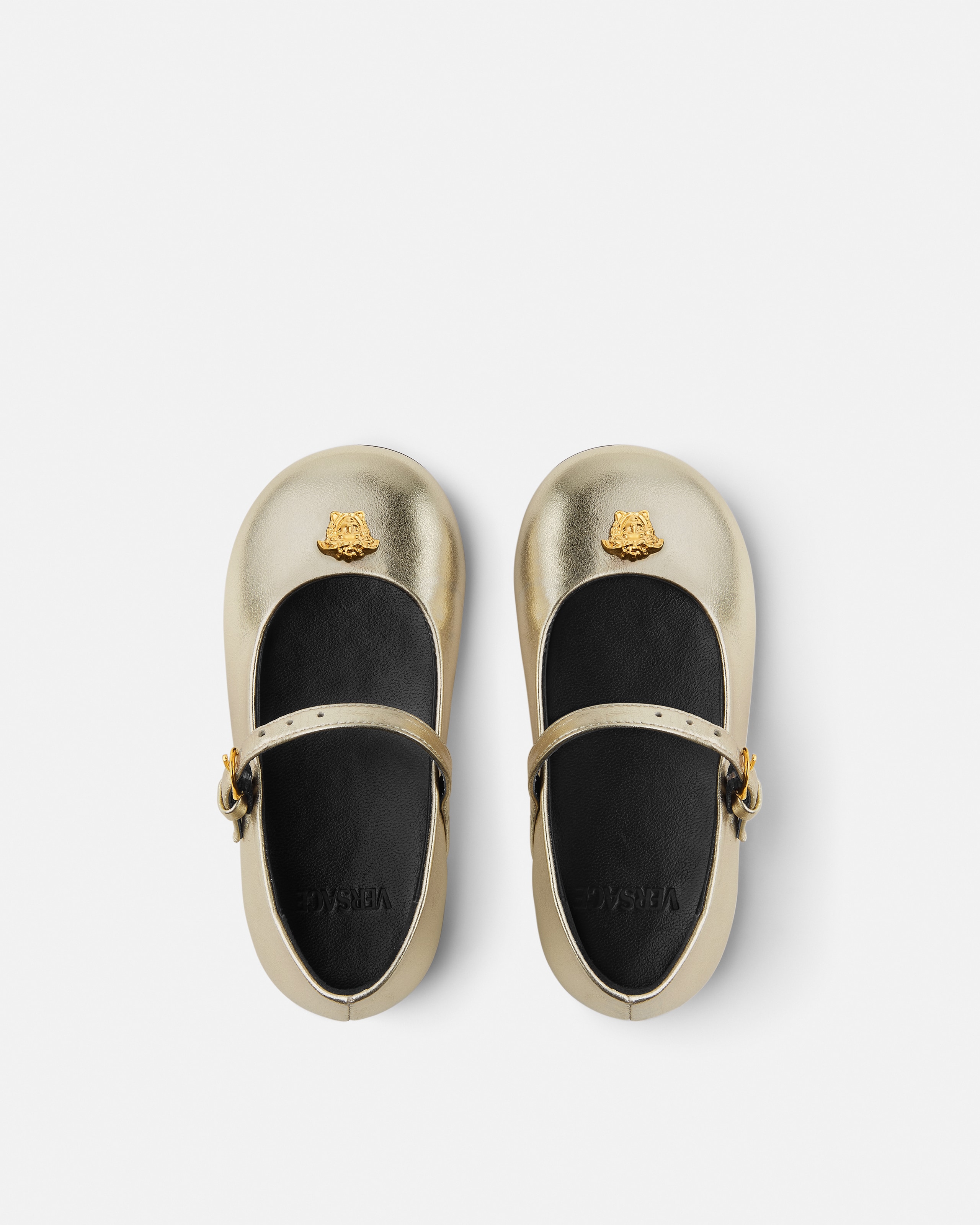 Kids Metallic Ballerinas