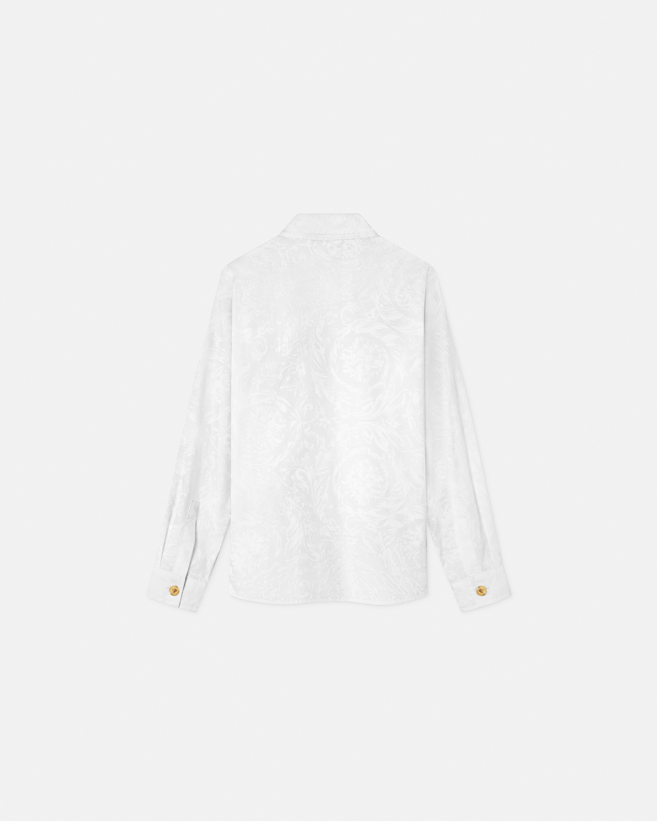 Kids Jacquard Cotton-Poplin Shirt