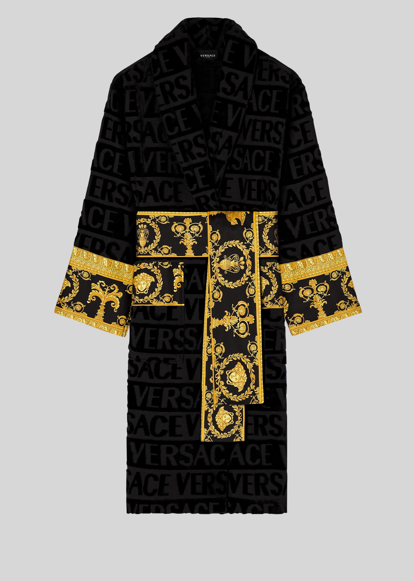 Versace Home Accappatoio I ♡ Baroque Nero 1