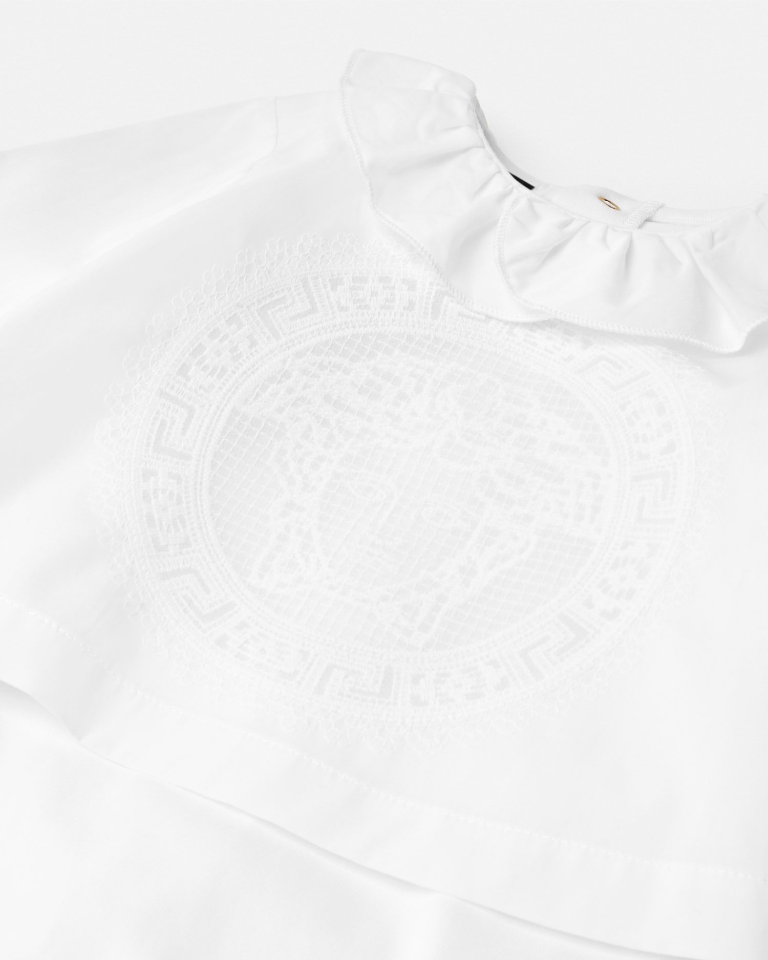 Embroidered Medusa Baby Sleepsuit