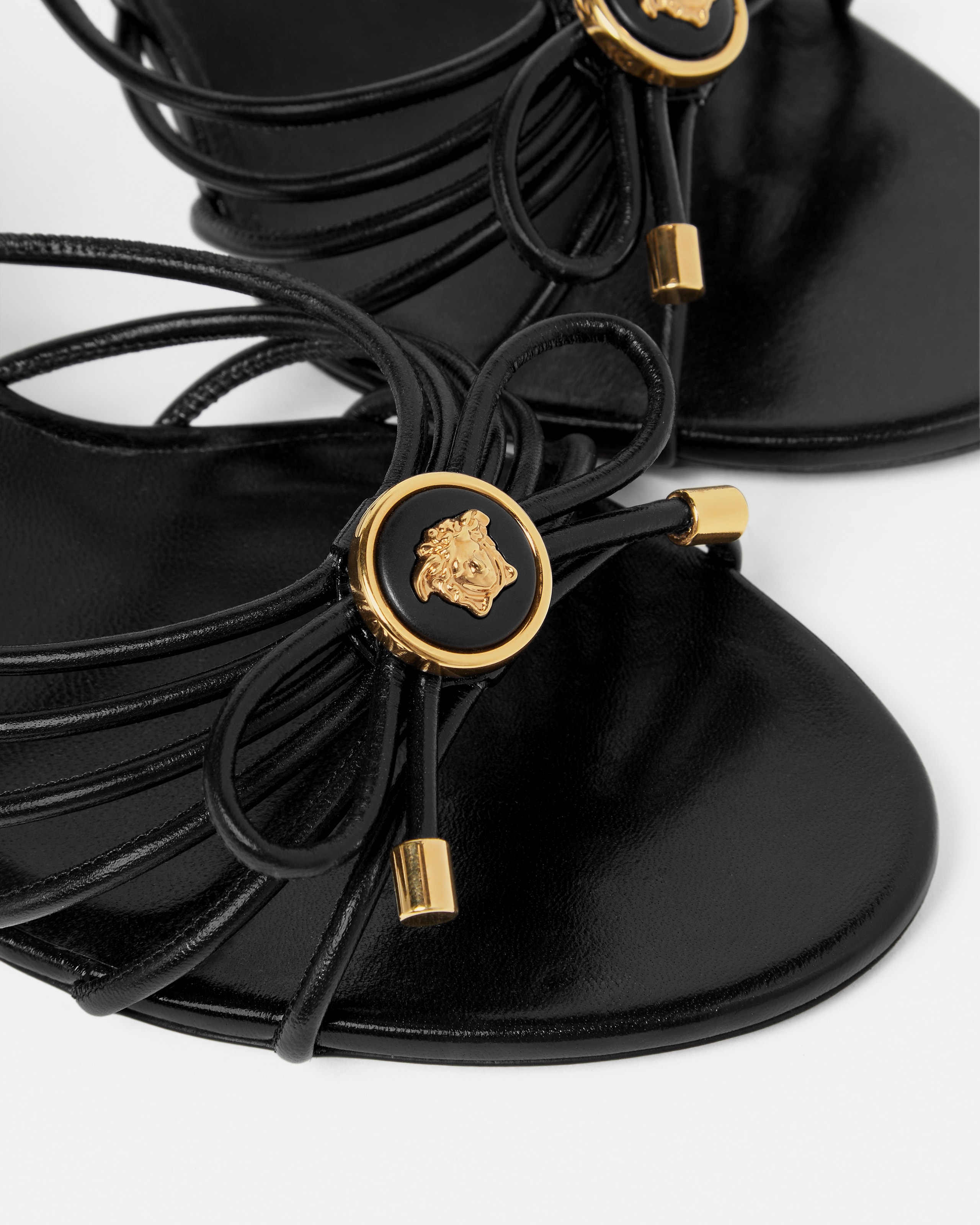 Opera Bow Nappa Sandals 85 mm