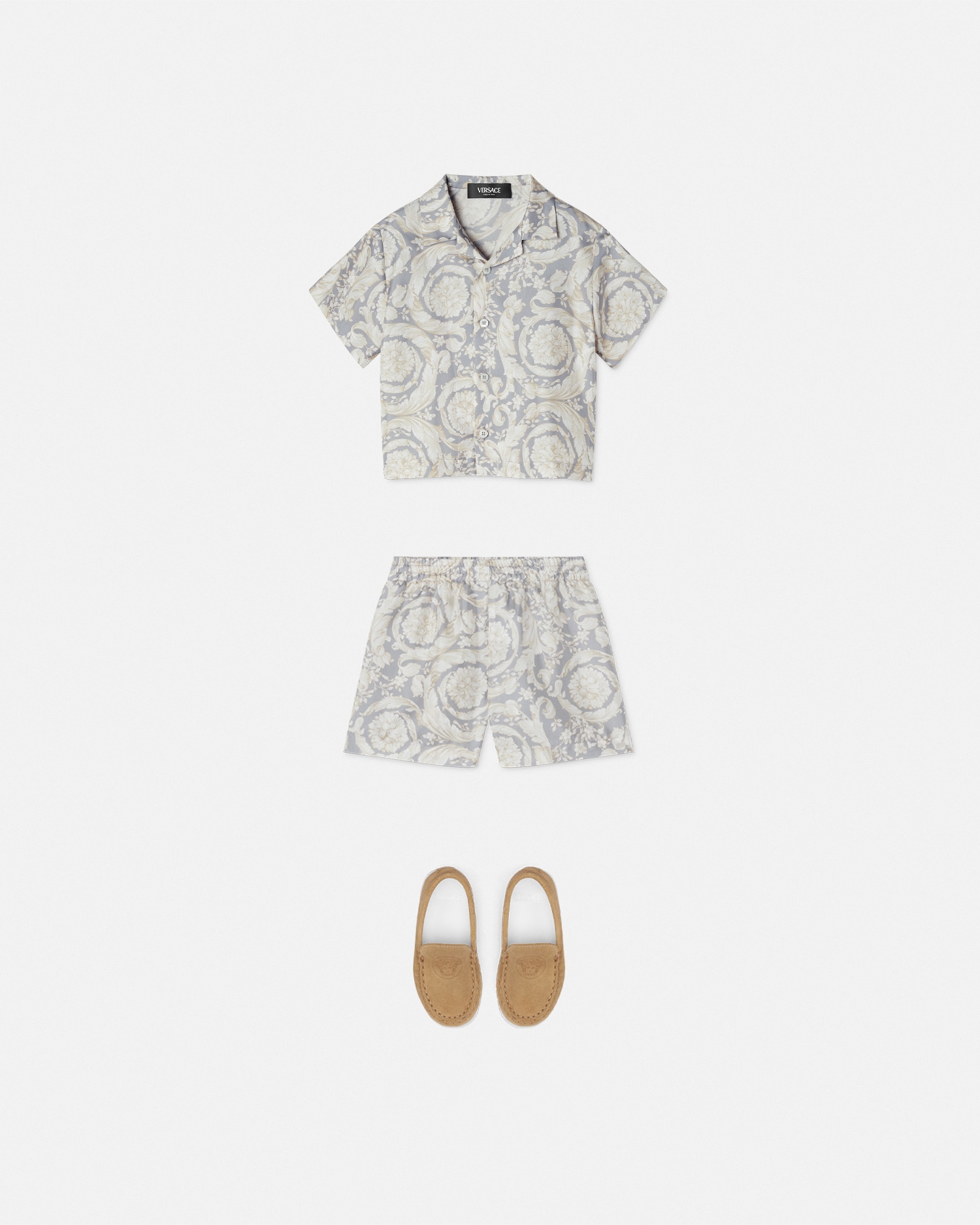 Barocco Kids Silk Shirt