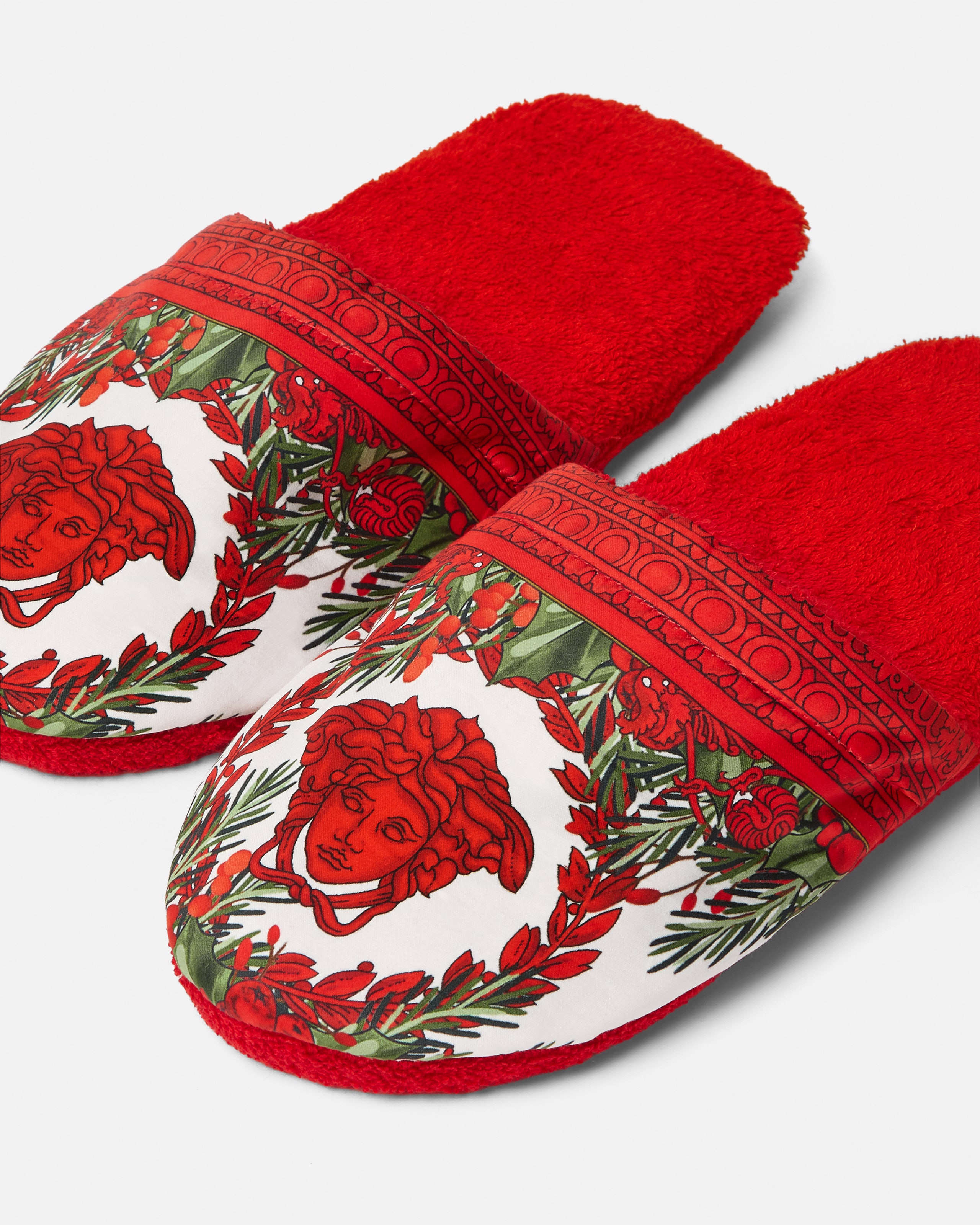 Versace Baroque Print Smoking Slippers Slip-On Shoes, Size EU 43 New +DustBag Versace Men main image 4