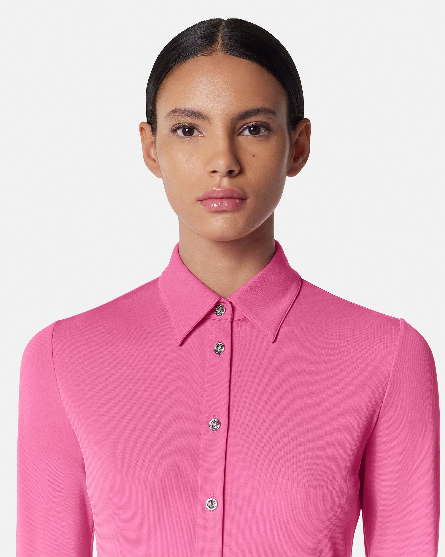 Fitted Maxi Shirt Dress