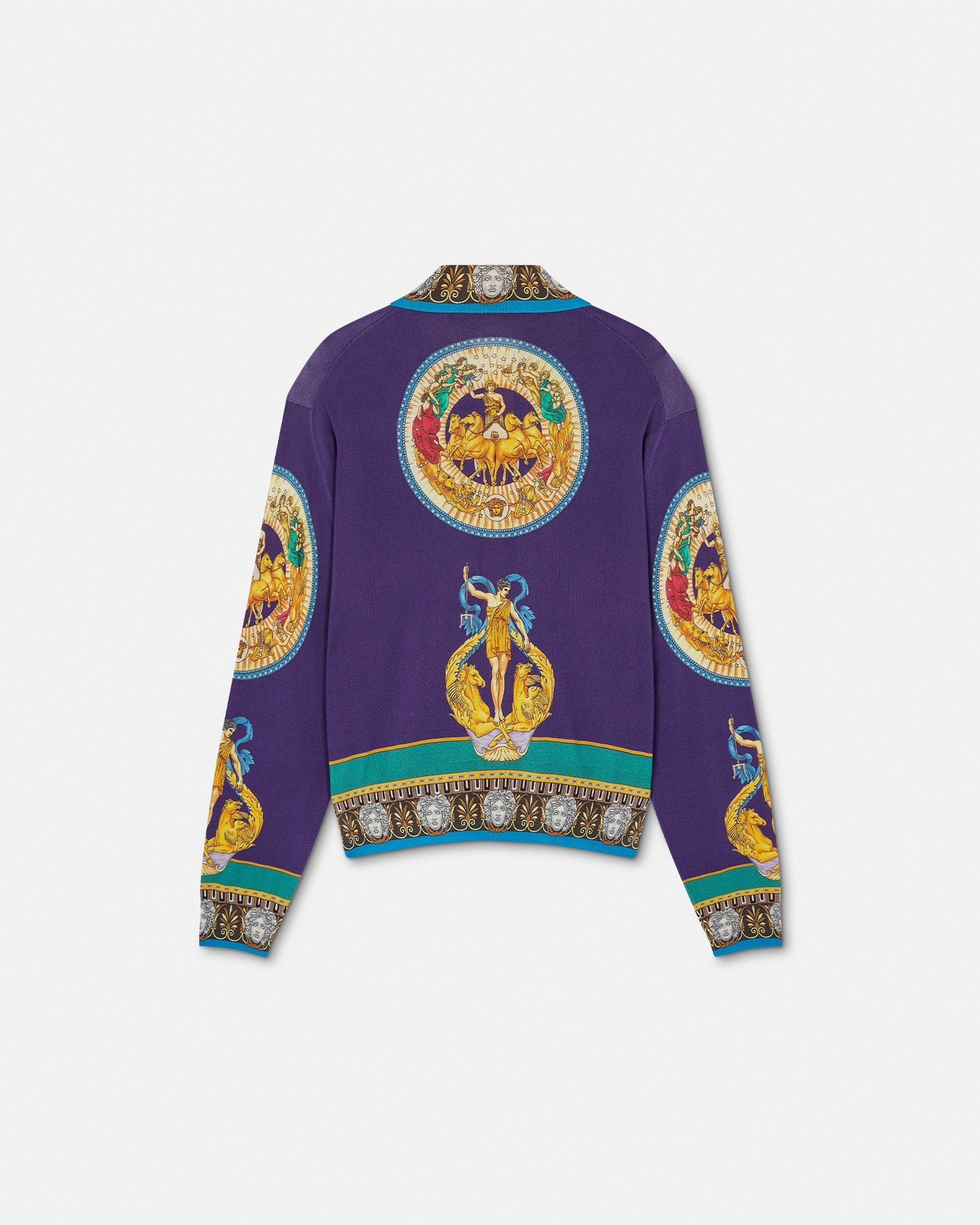 Hall of Statues Silk Knit Shirt