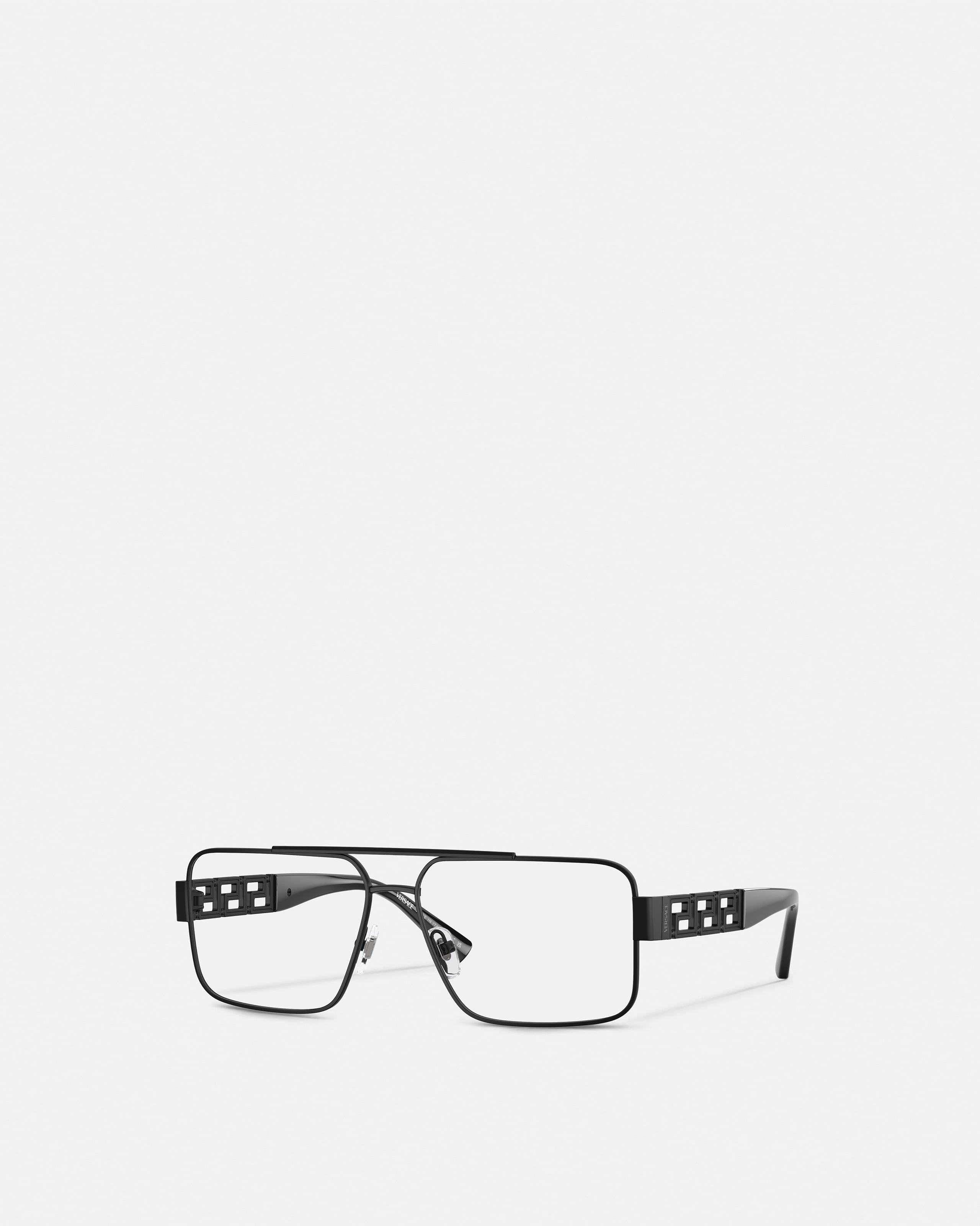 Versace Greca Lunettes Navigateur In Black