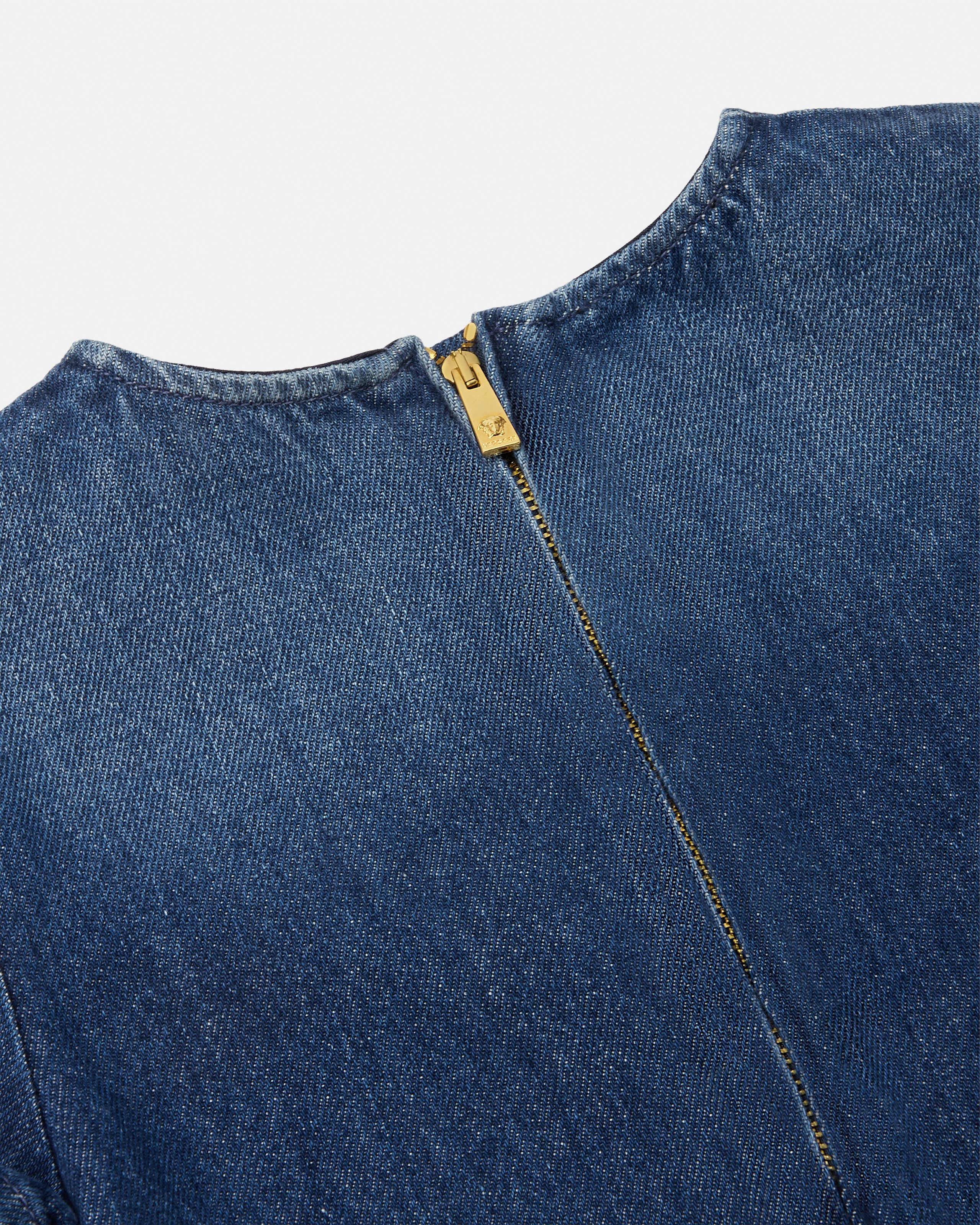 Kids Lasered Denim Dress