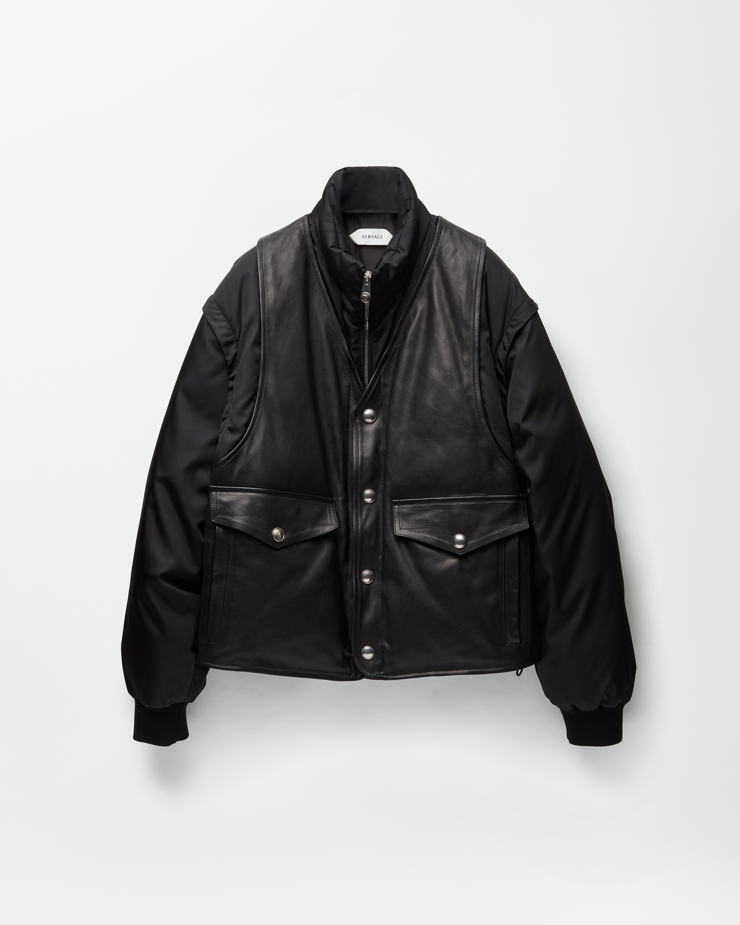 Men's Designer Bomber, Leather & Blouson Jackets | VERSACE US