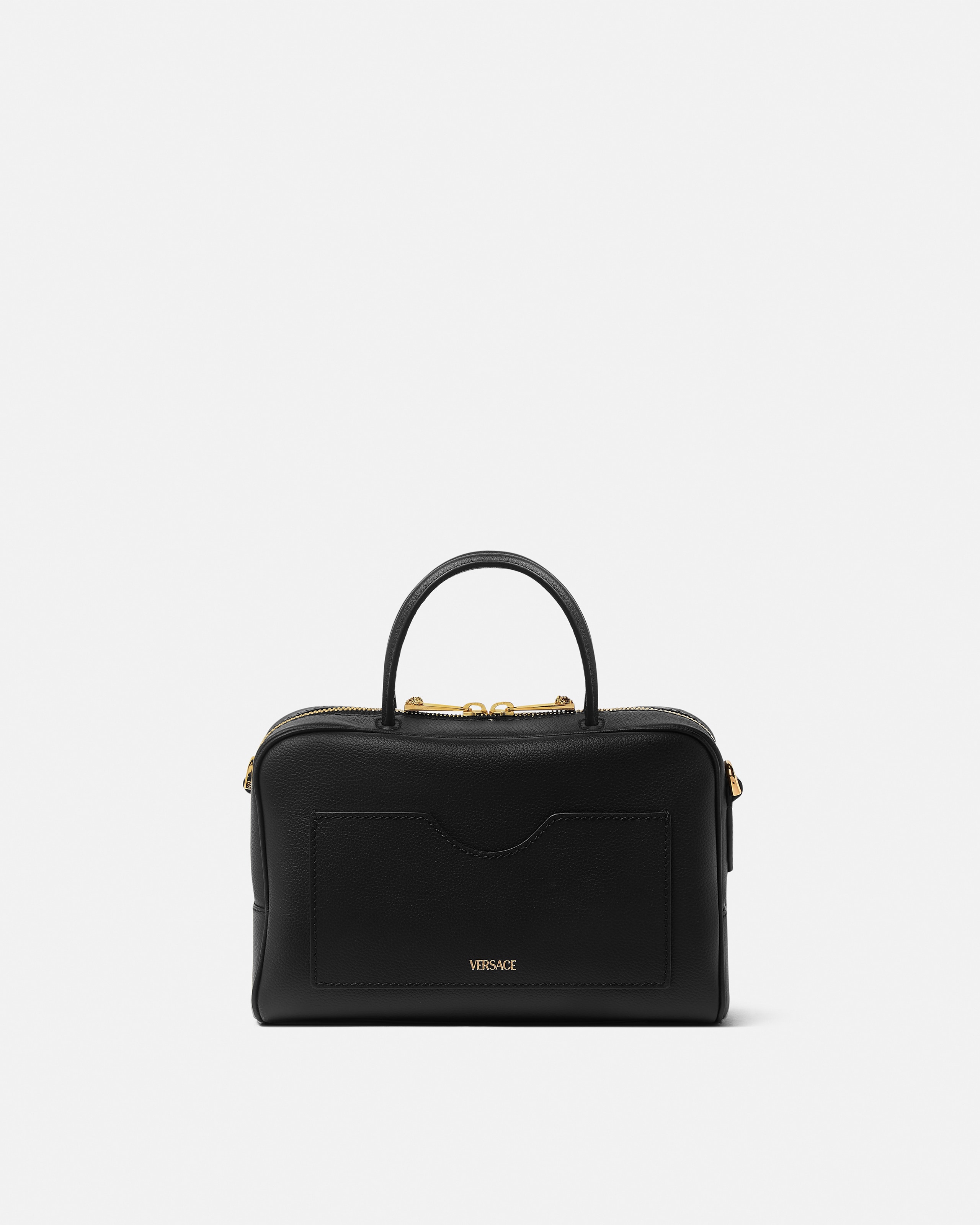 La Medusa Leather Boston Bag