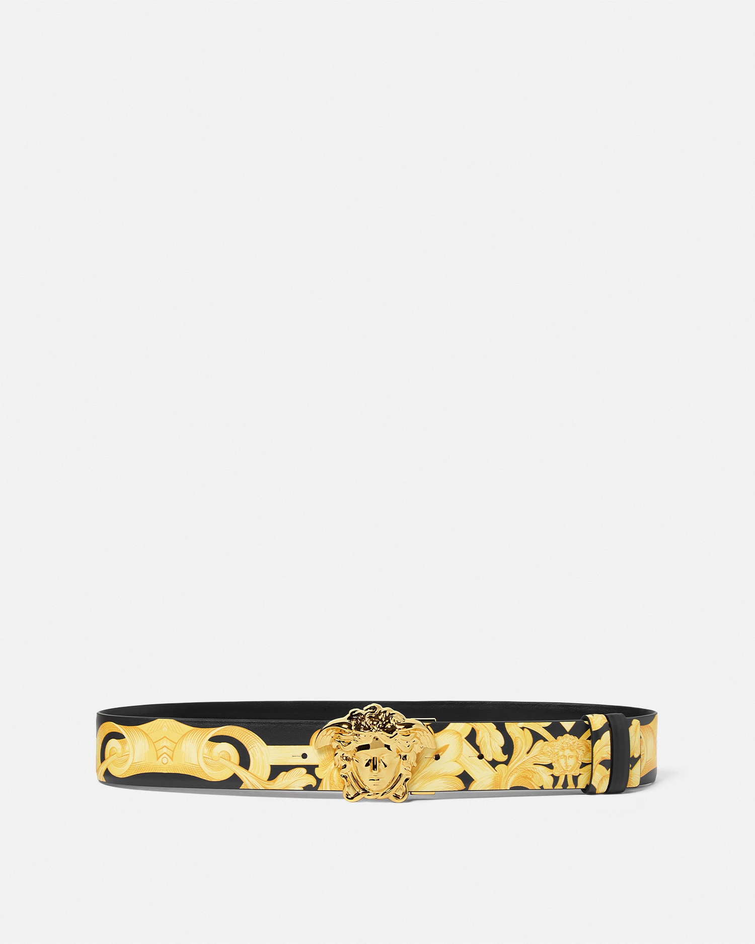Versace La Medusa Ceinture En Cuir Réversible 4 Cm