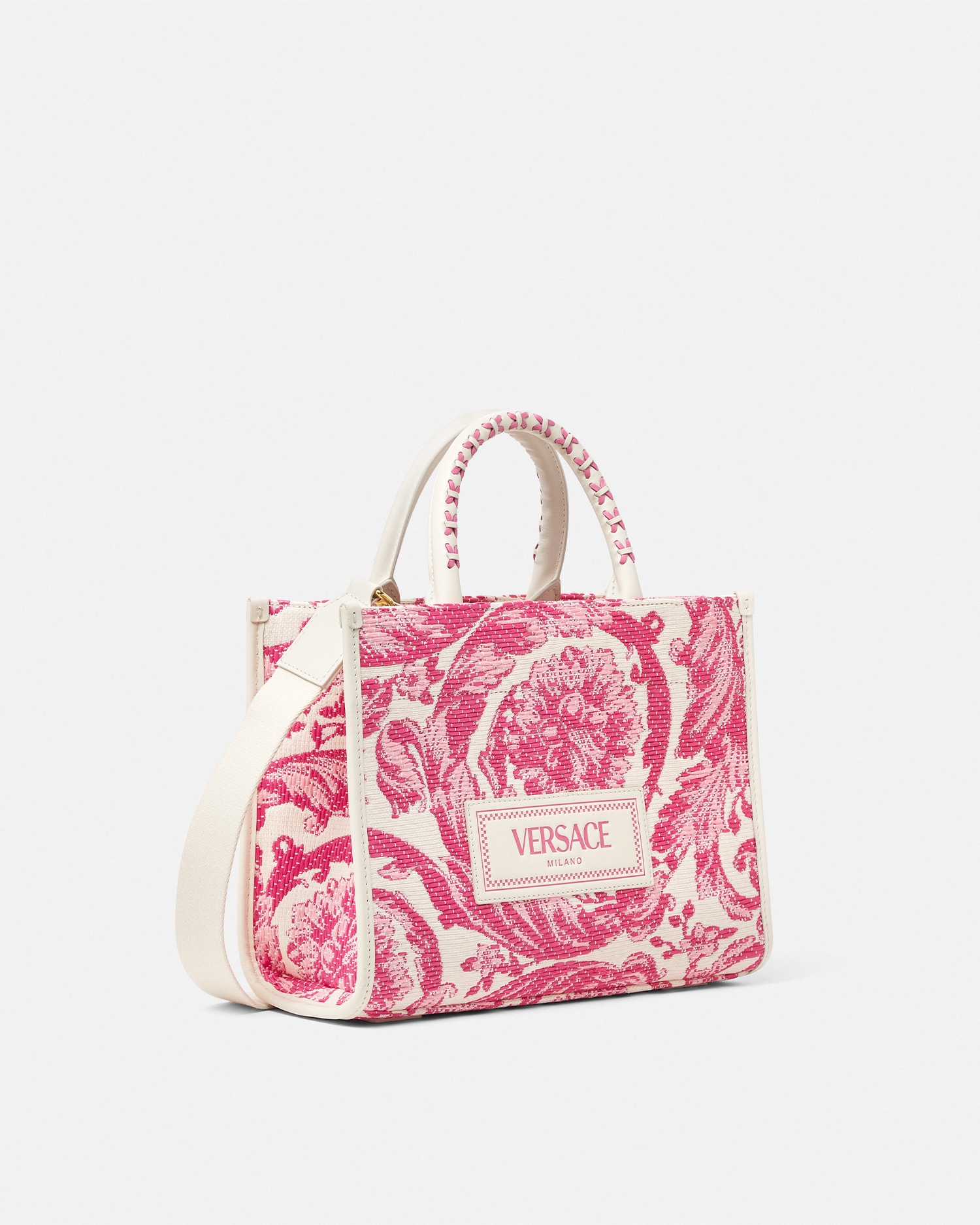 Athena Small Raffia Tote