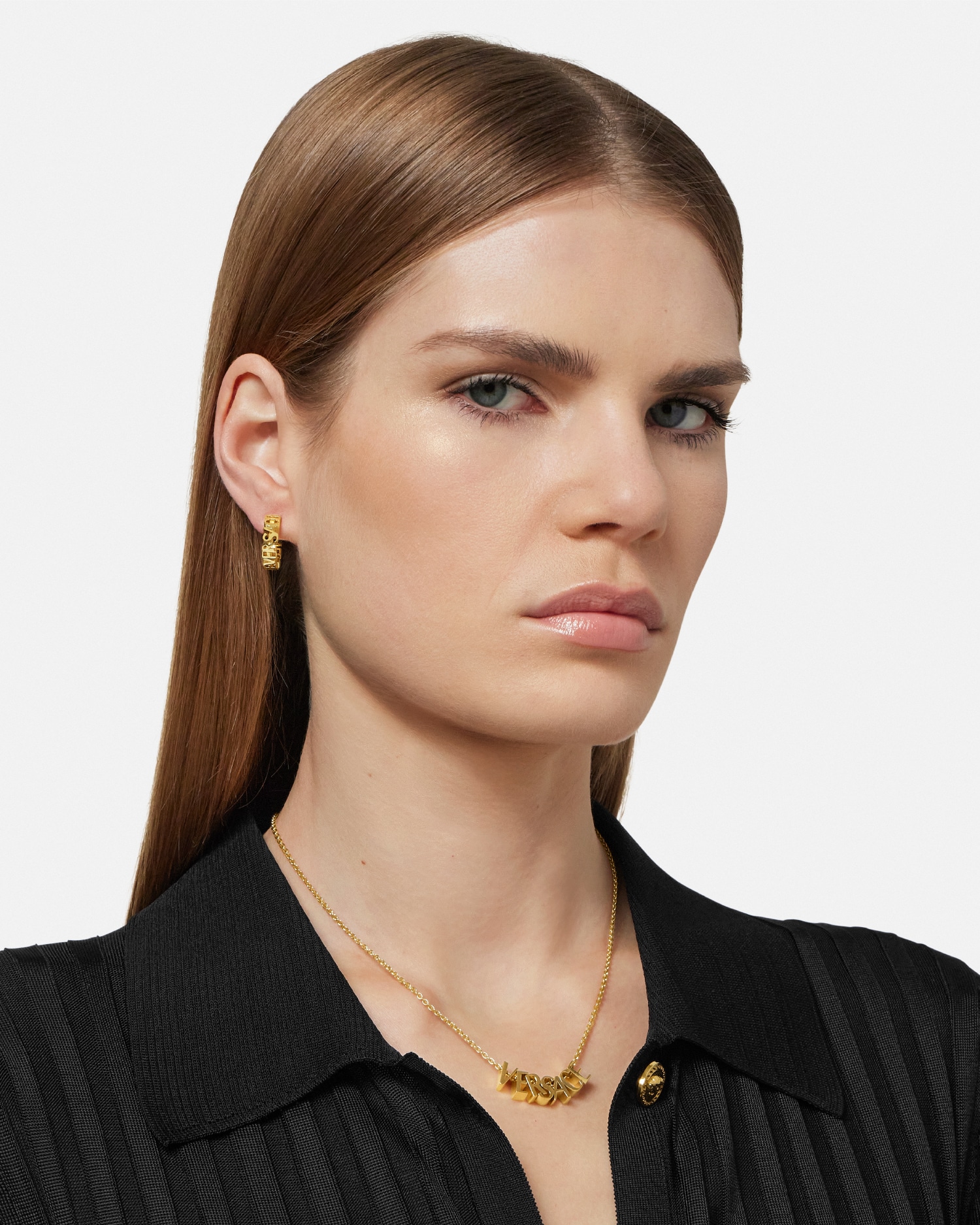 Versace Logo Earrings