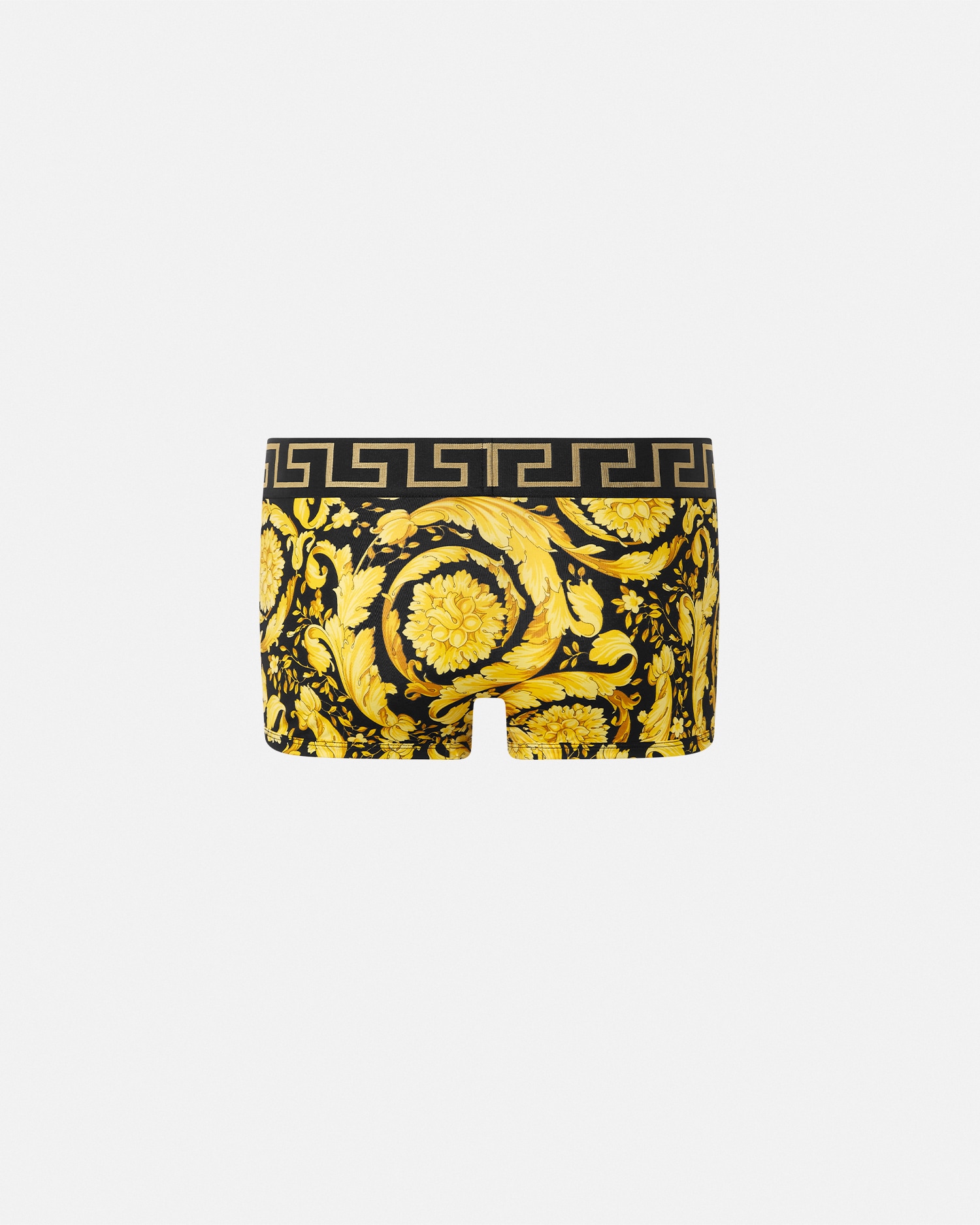 Printed Jacquard Cotton-Jersey Trunks