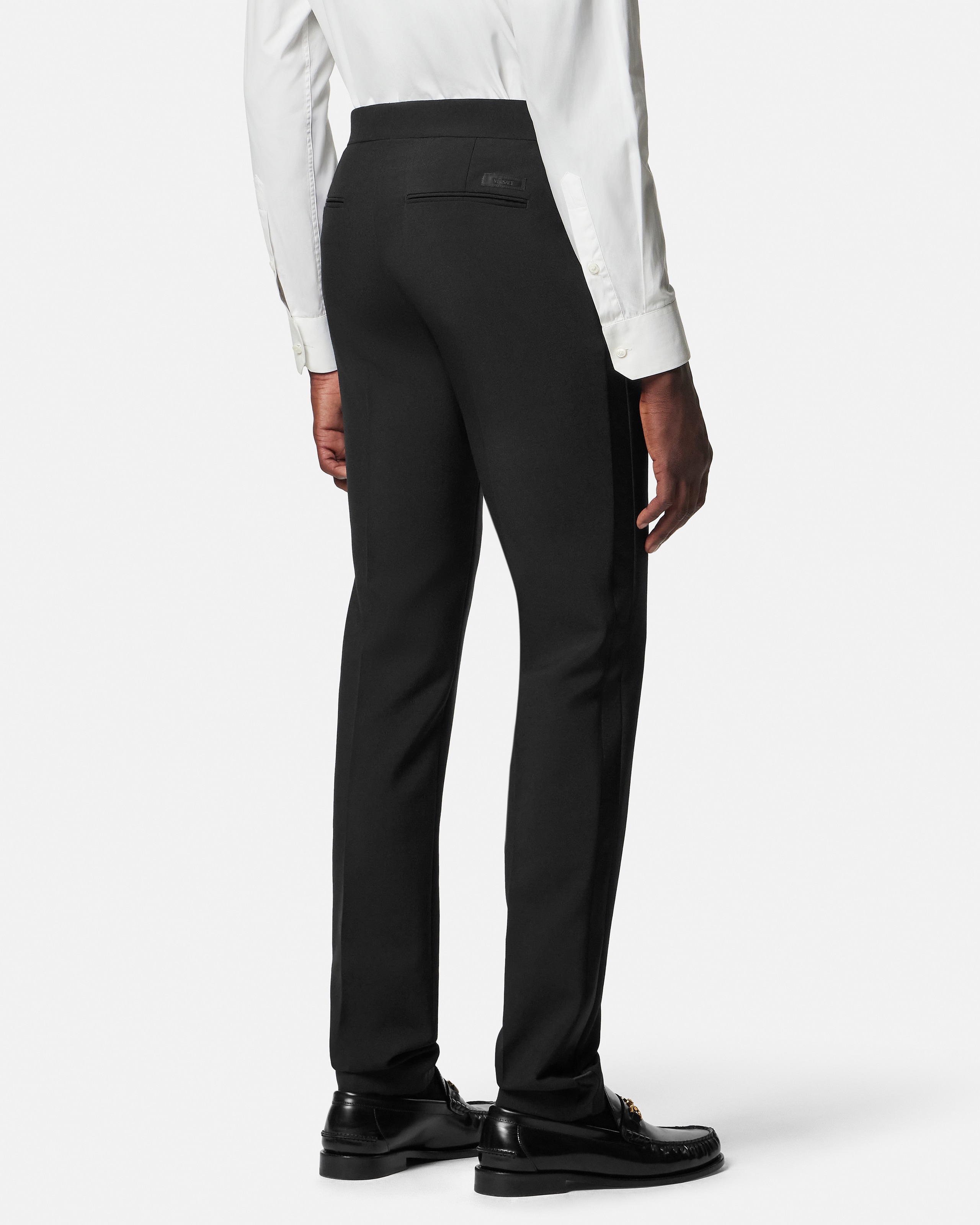 Mohair-Blend Formal Pants