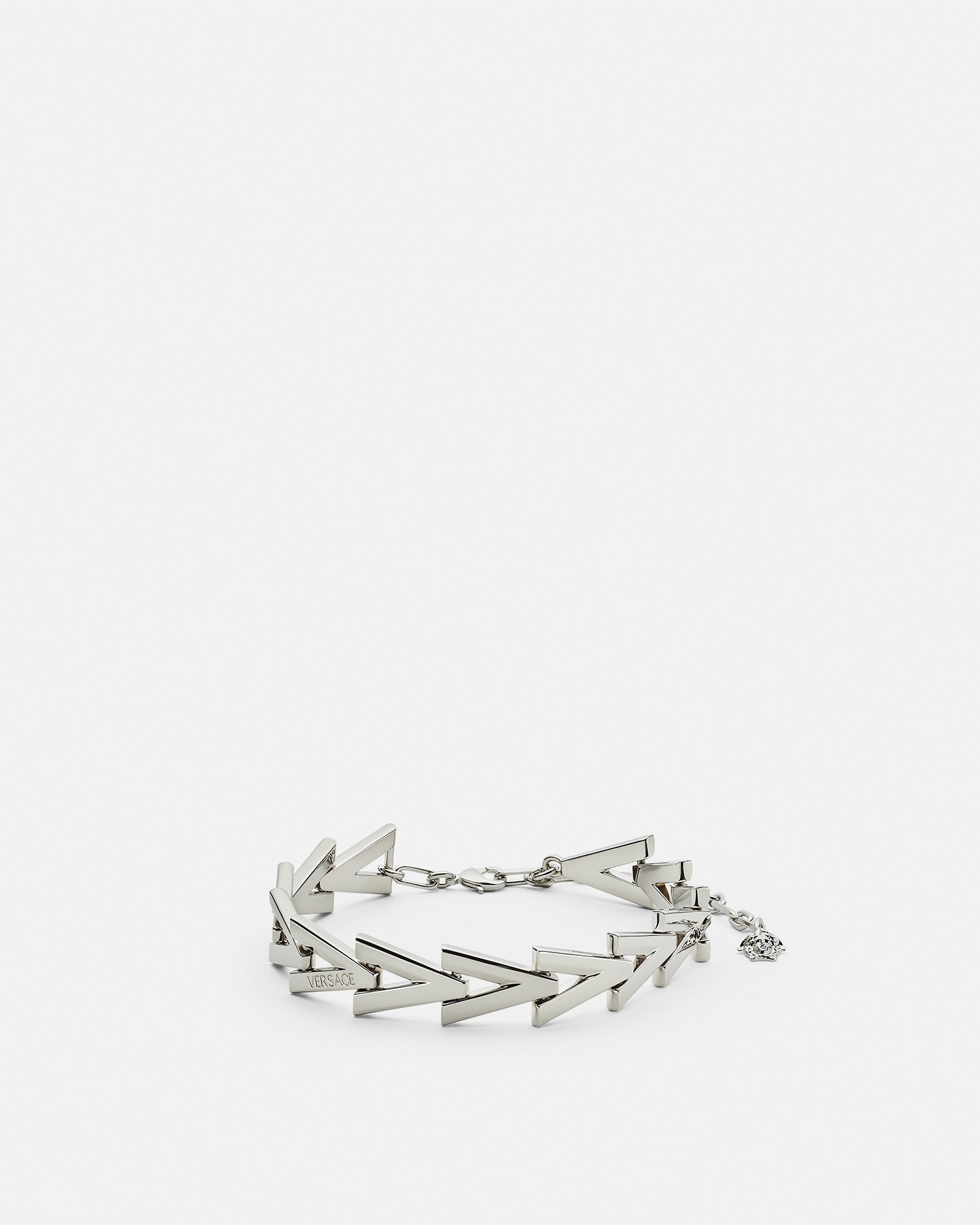 Versace V2025 Chain Choker In Argent