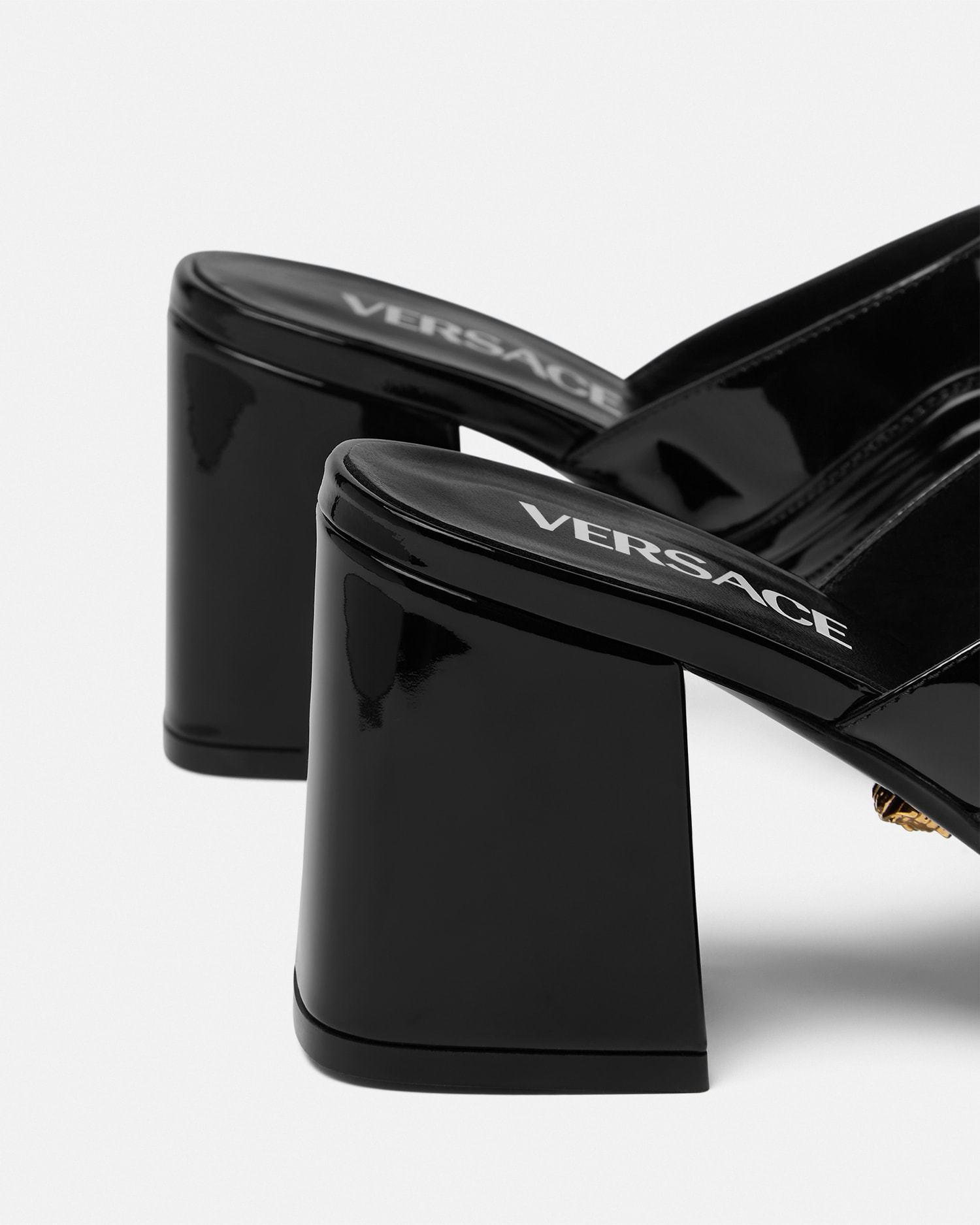 Medusa '95 Patent Mules 70 mm