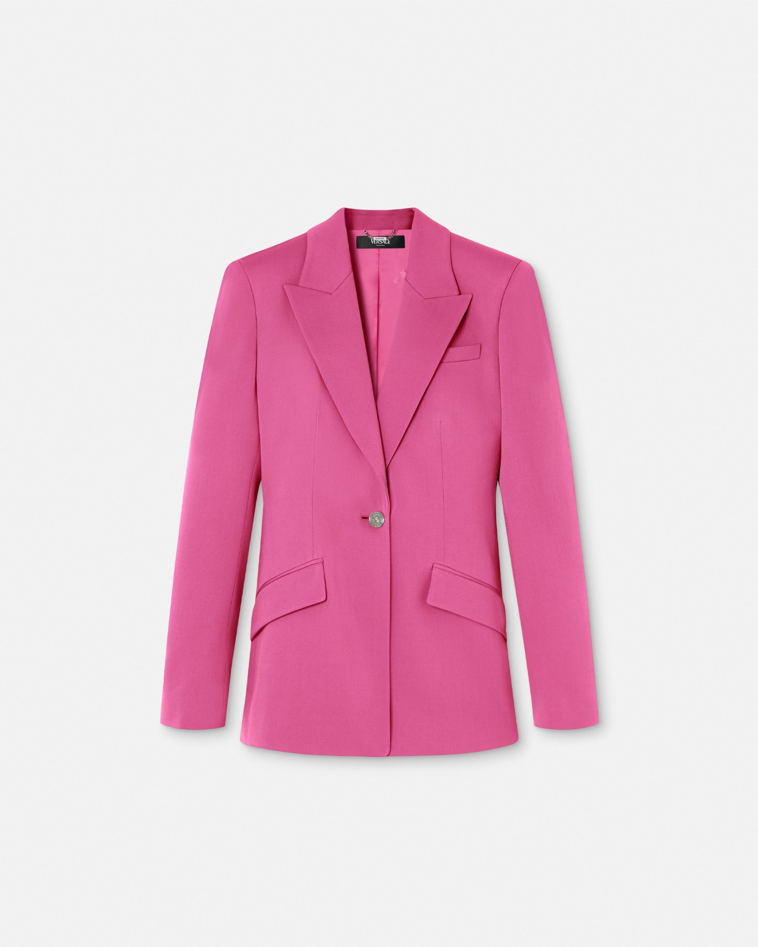 Versace Wool Single-breasted Dv Blazer