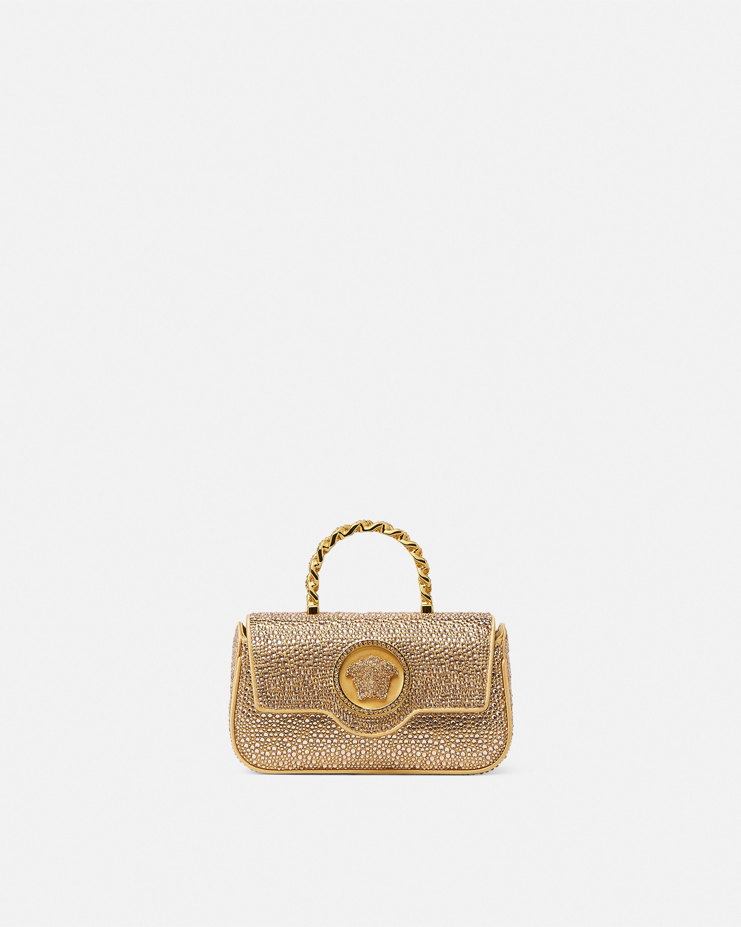 Versace Mini Sac La Medusa Avec Cristaux
