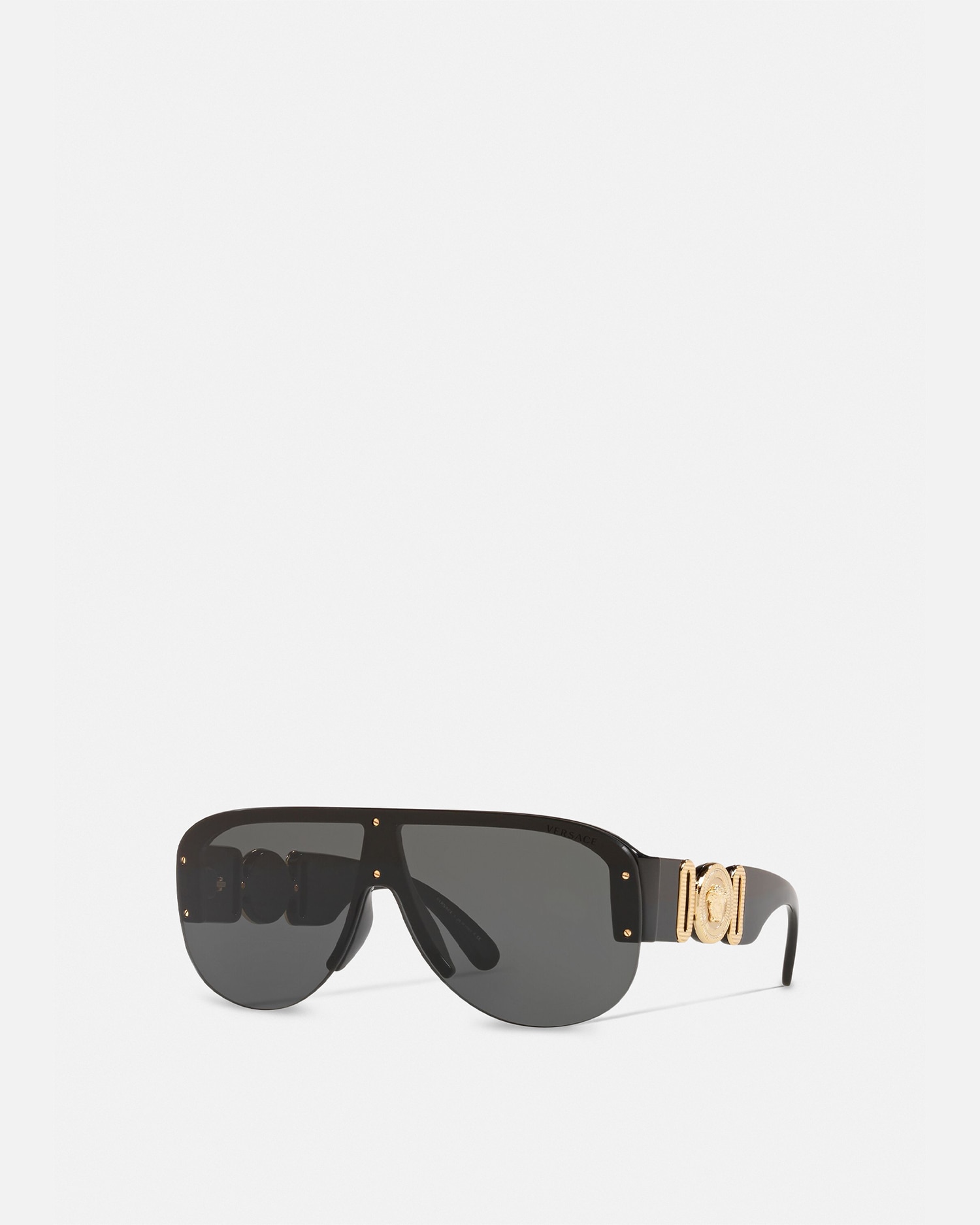 Versace Medusa Biggie Pilot Sunglasses In Onul