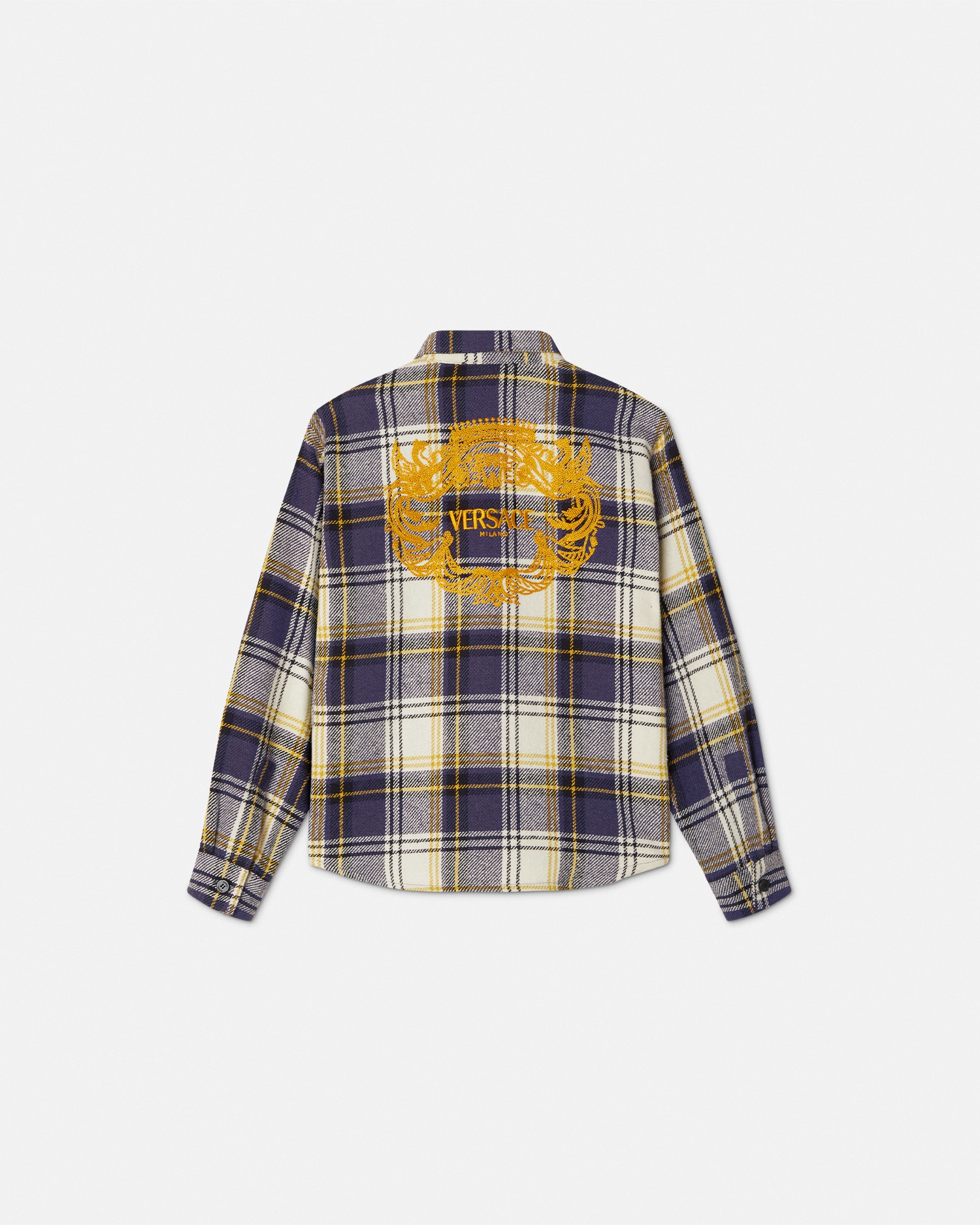 Versace Milano Tartan Kids Overshirt