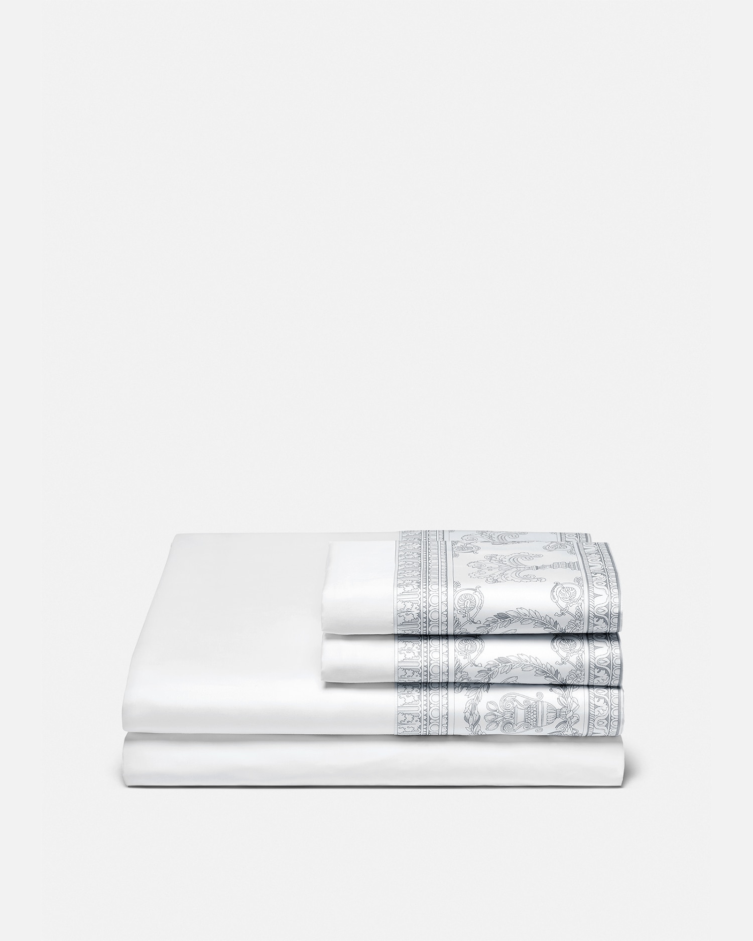 Versace Home Parure De Lit King/cali I ♡ Baroque In White