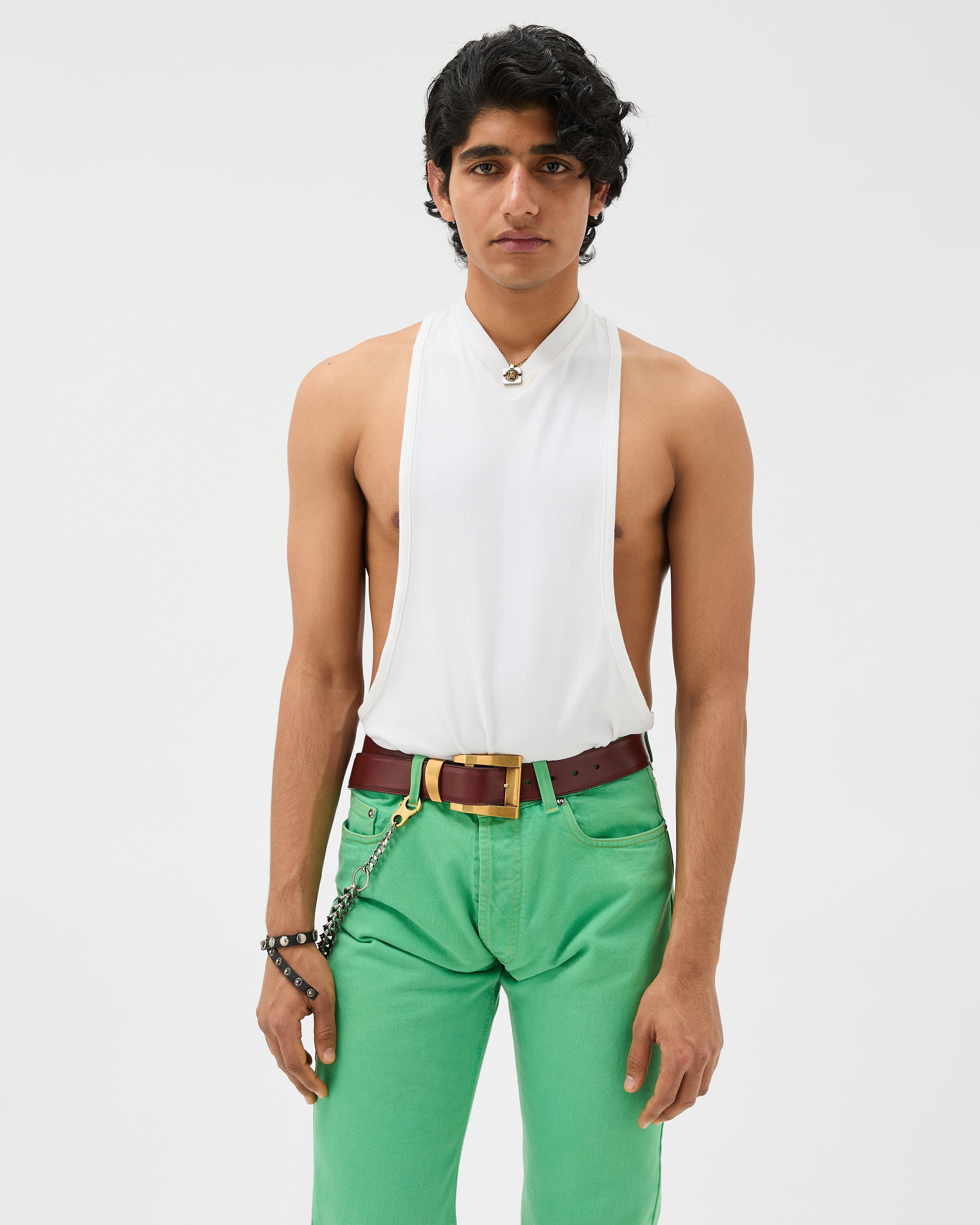 【TOGA PULLA】Tape jersey tank top TOGA PULLA Tape jersey tank top 【公式通販】