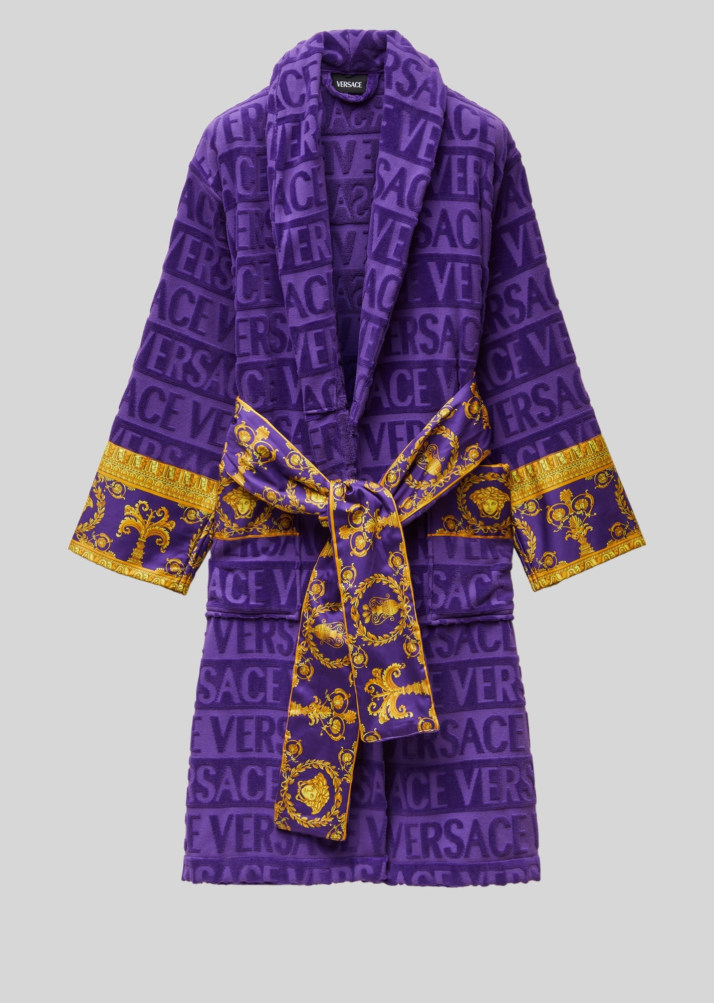 Versace Home I ♡ Baroque 浴袍 紫色 1