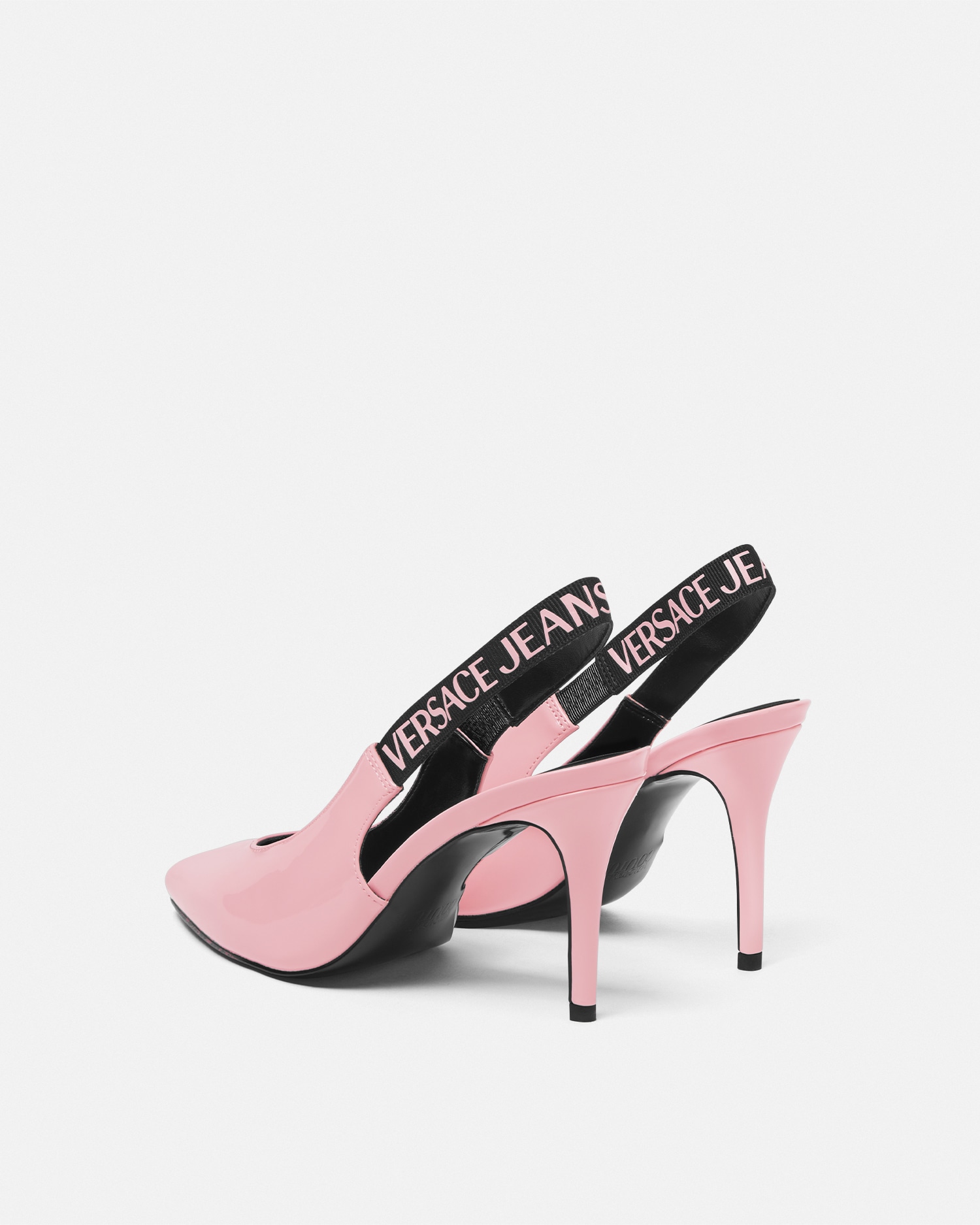 Logo Scarlett Patent Slingback Pumps