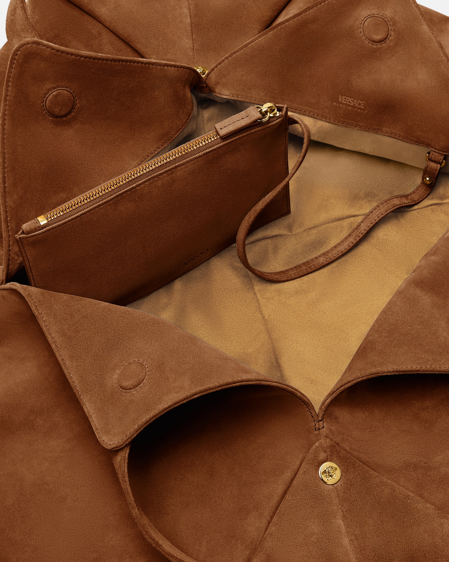 Protea Suede Large Shoulder Bag